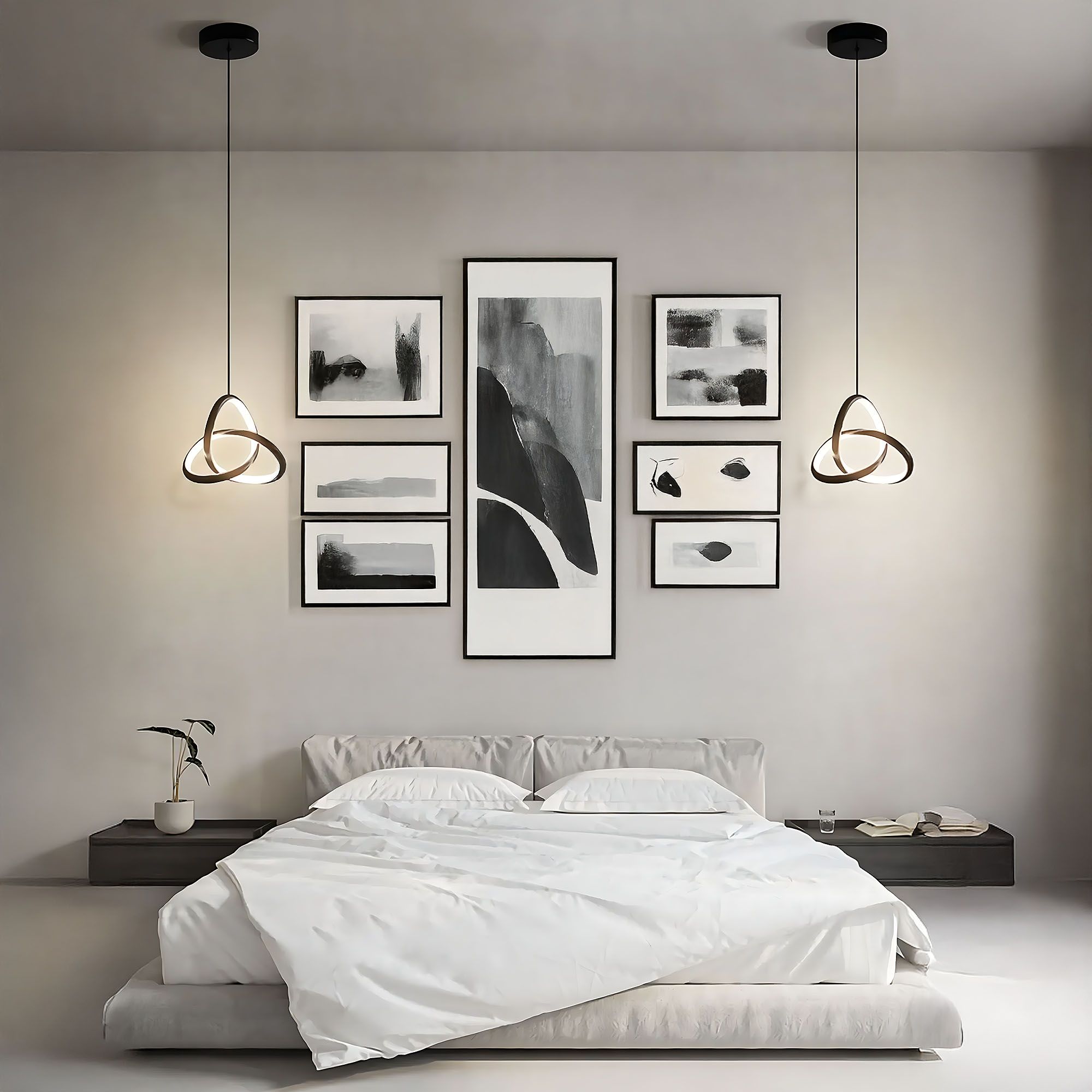 Toolight, LED stropné osvetlenie 13W, 4000K, APP1784-CP, čierna matná, OSW-08978