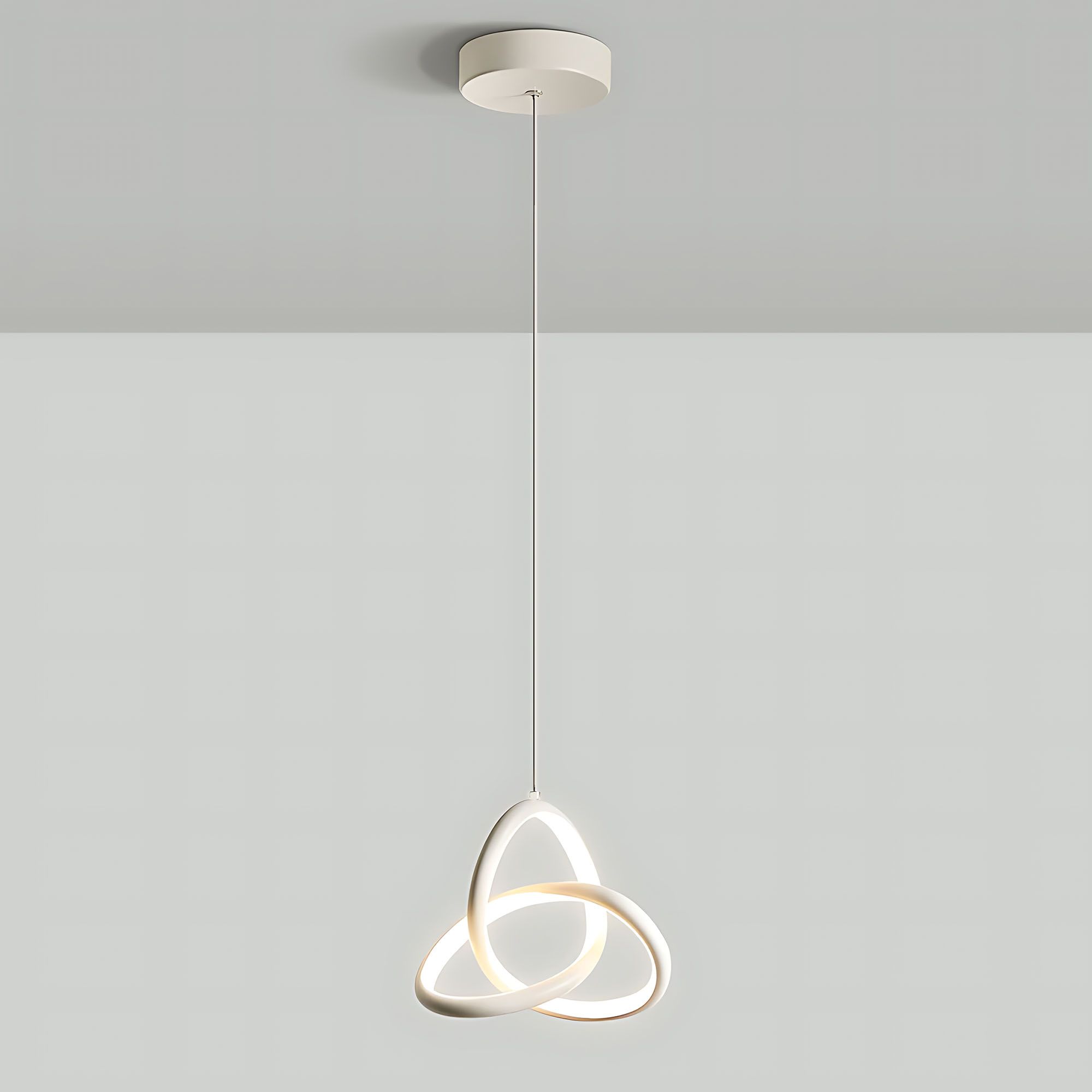Toolight, LED závesné osvetlenie 13W, 500lm, 4000K, APP1783-CP, biela, OSW-08969