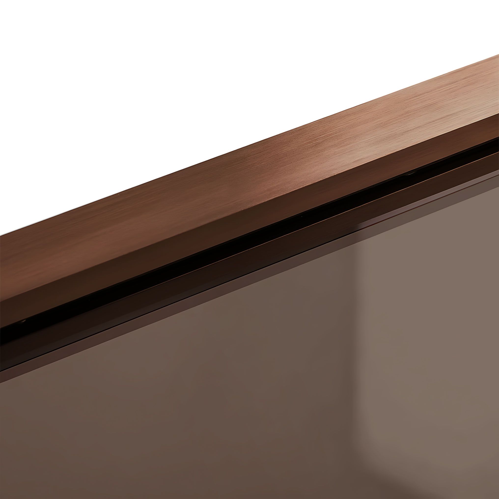 Rea Elegant, vaňová zástena s pevným krídlom 70x140 cm, medená matná, REA-W5694
