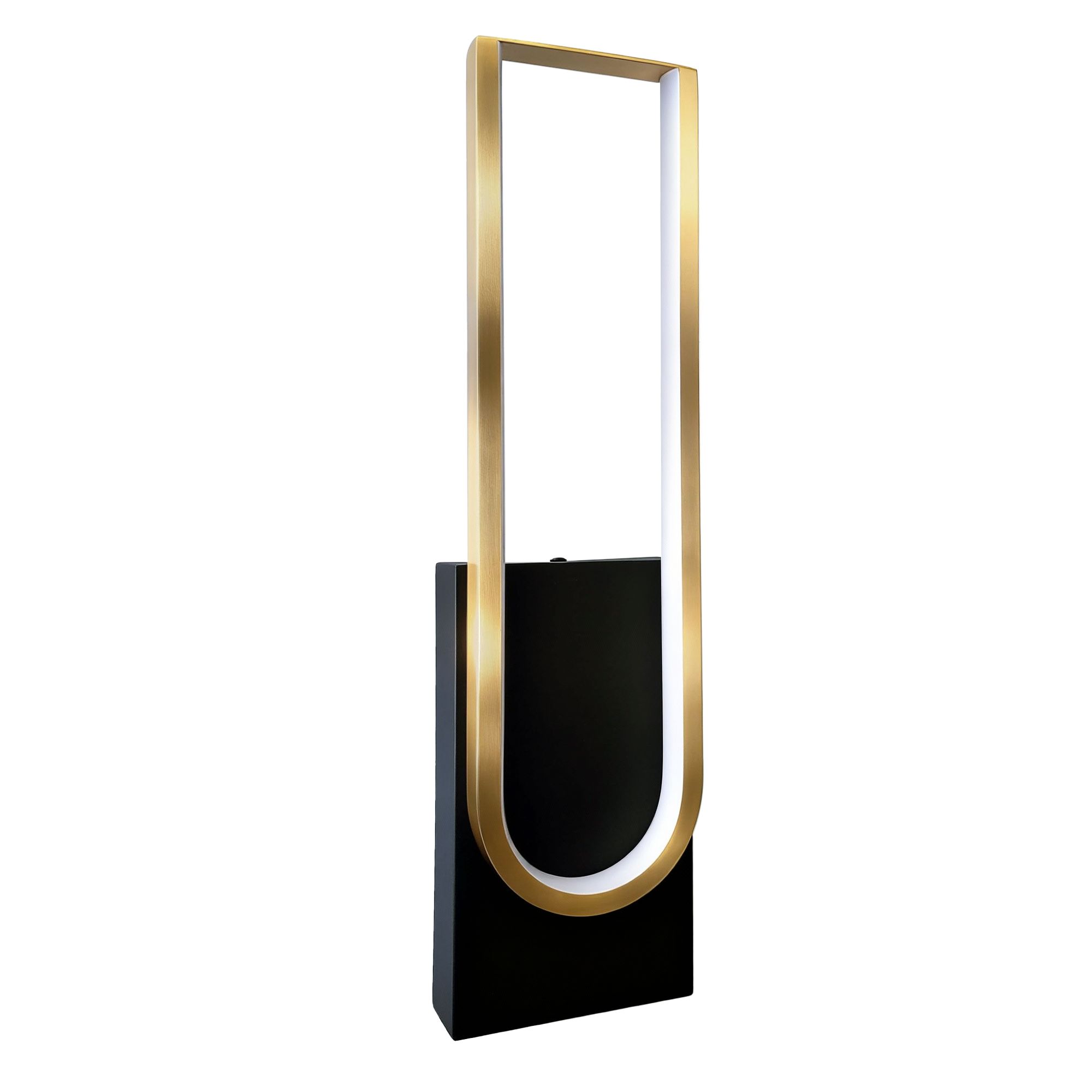 Toolight, LED nástenné svietidlo 10W, 4000K, APP1782-W, zlatá matná-čierna, OSW-06359