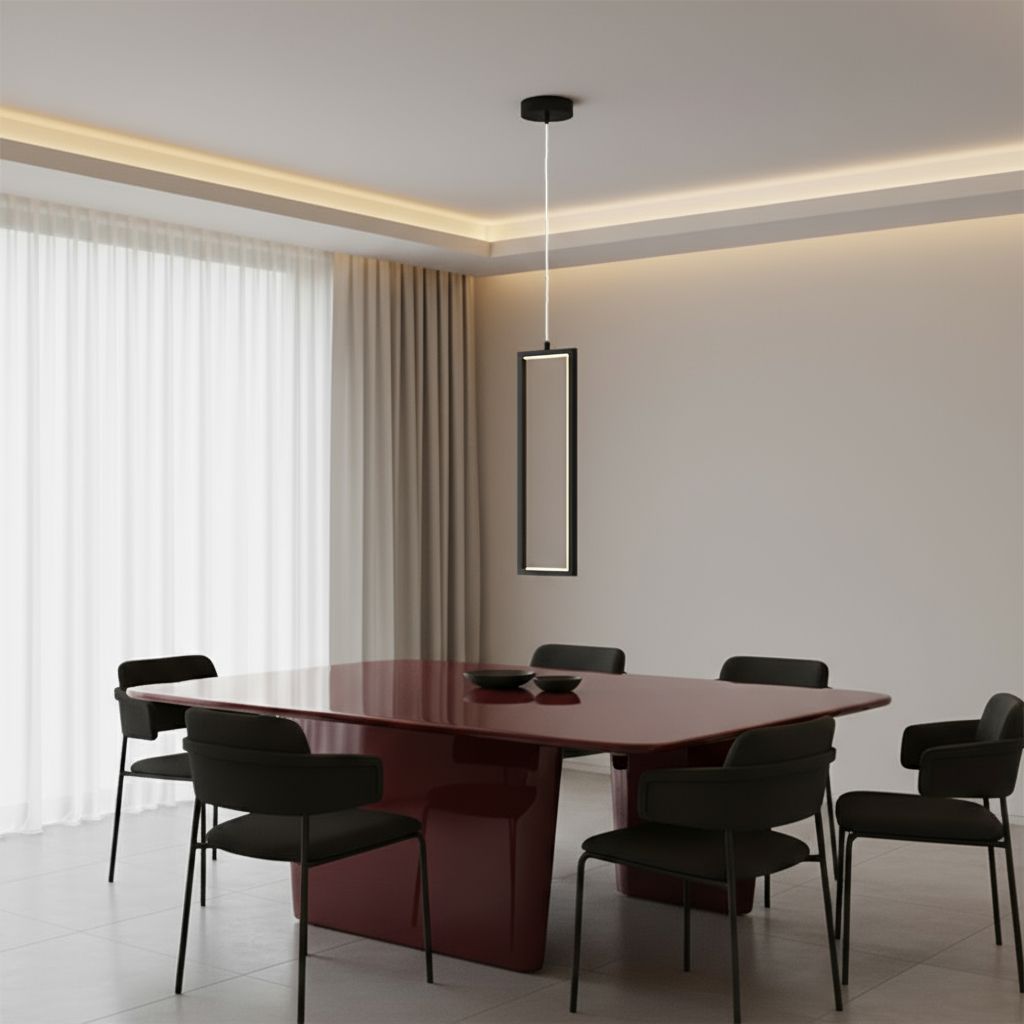 Toolight, LED stropné osvetlenie 6W, 3500lm, 3000K, LHJ083-1CP, čierna, OSW-50057