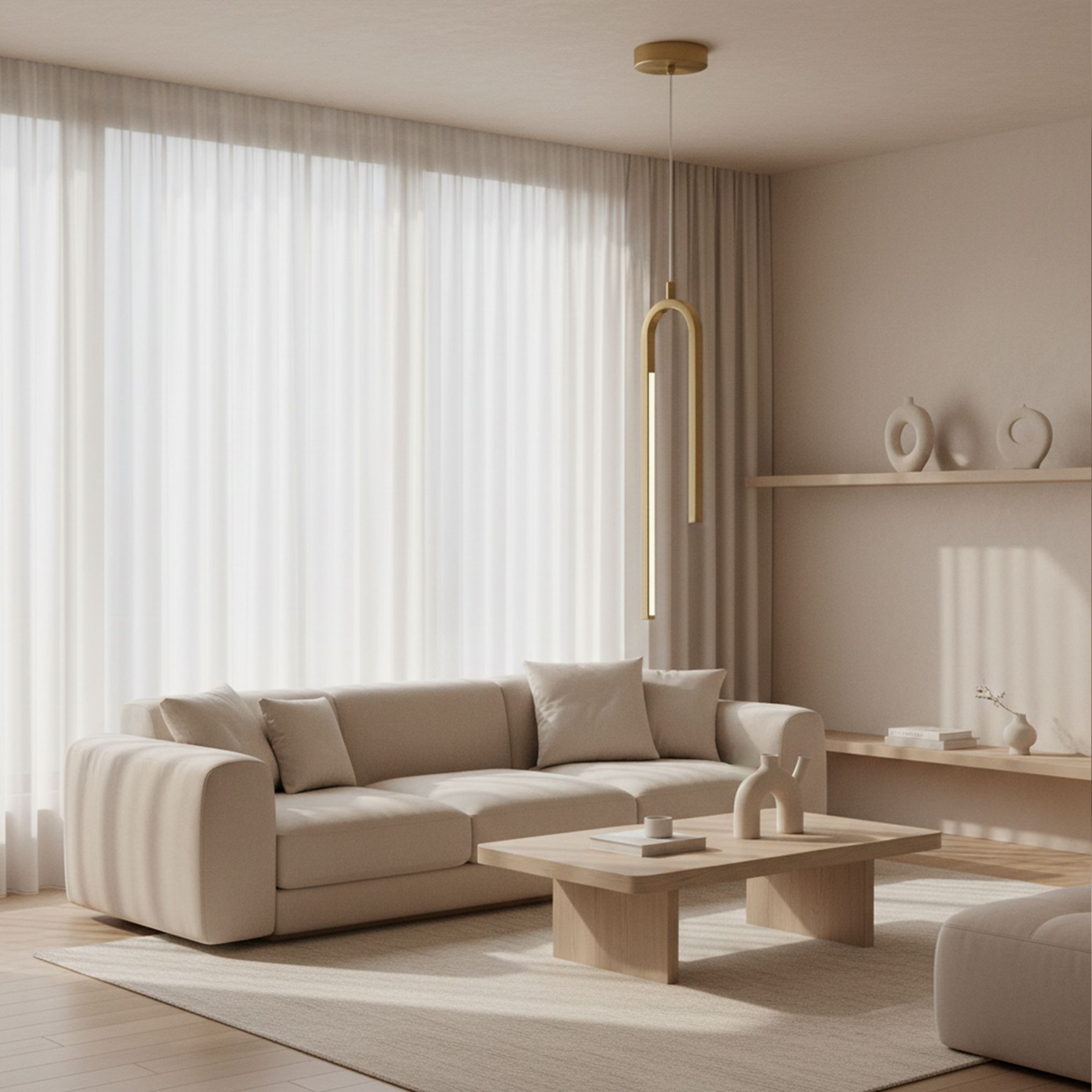 Toolight, LED stropné svietidlo, APP1803-CP, zlatá matná, OSW-04061