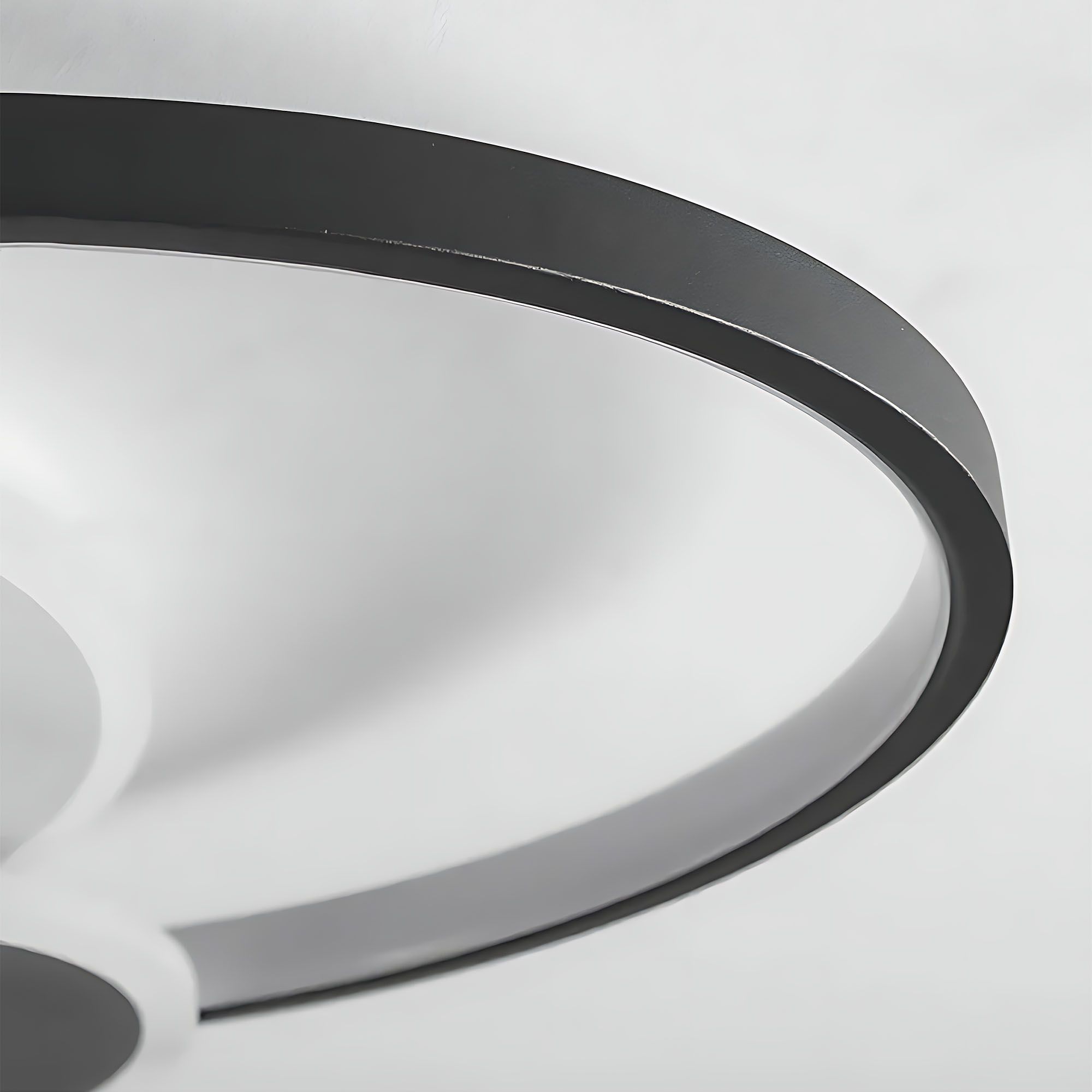 Toolight, LED stropné svietidlo + diaľkové ovládanie, APP1709-C, čierna, OSW-04038