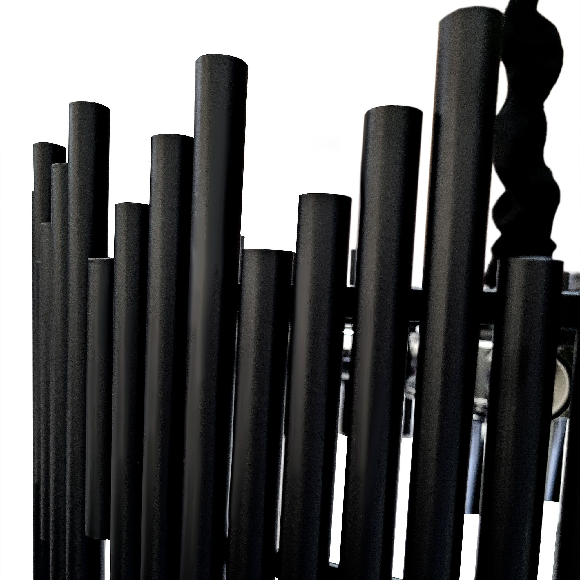 Toolight, krištáľové závesné svietidlo 50cm, 7xE14, G063-CP, čierna, OSW-08690