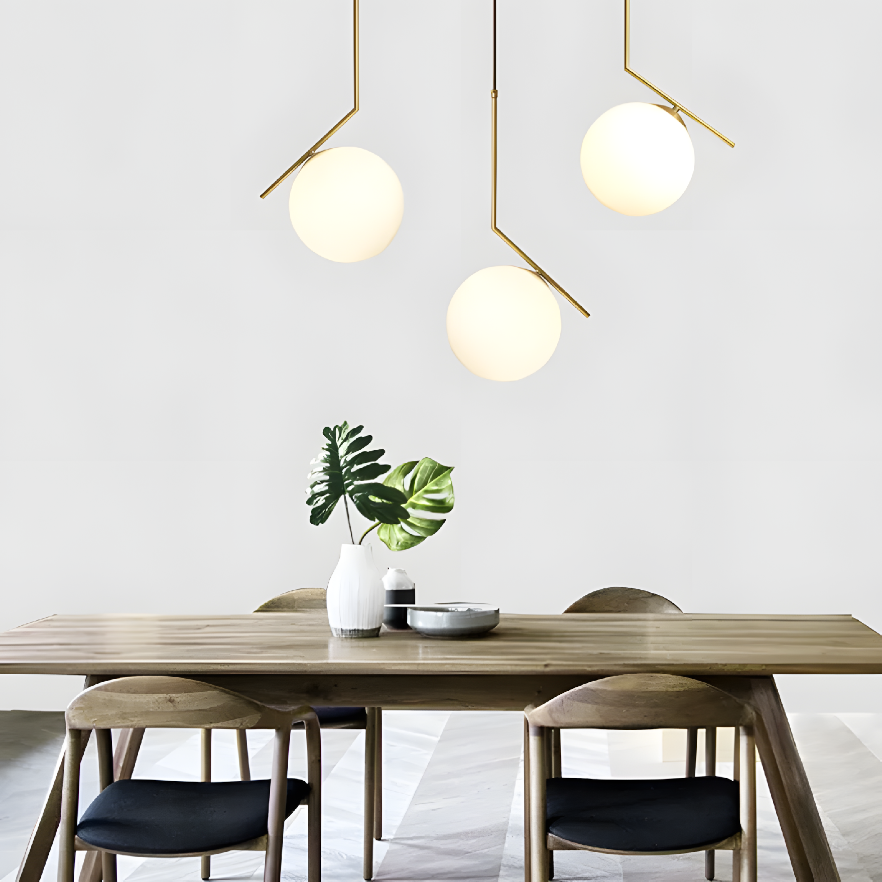 Toolight, stropná lampa sklenená guľa z bieleho zlata 1xE27, G106-1W, zlatá-biela, OSW-09731
