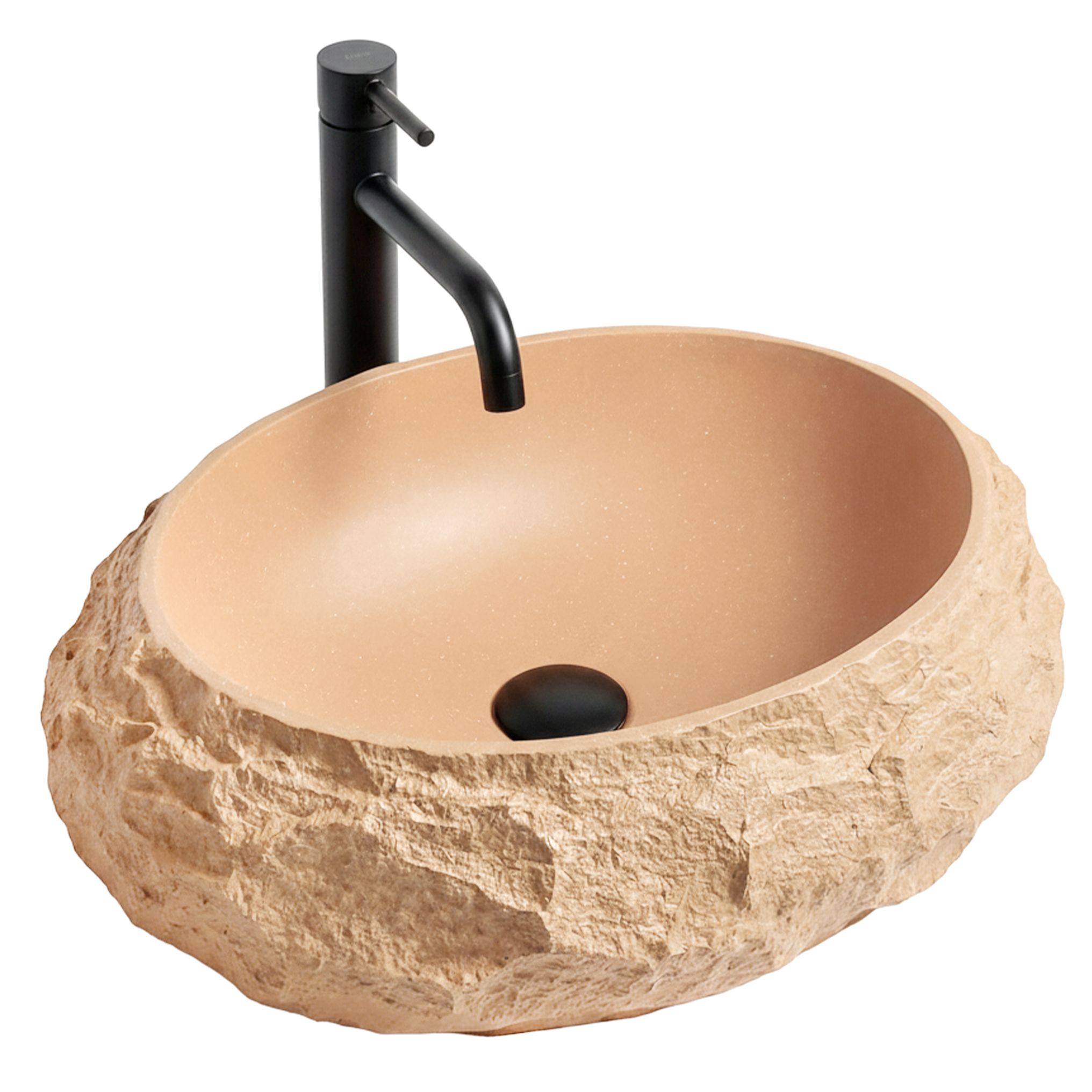 Rea Mika, umývadlo na dosku 500x380x150 mm, svetlá terakota, REA-U7348