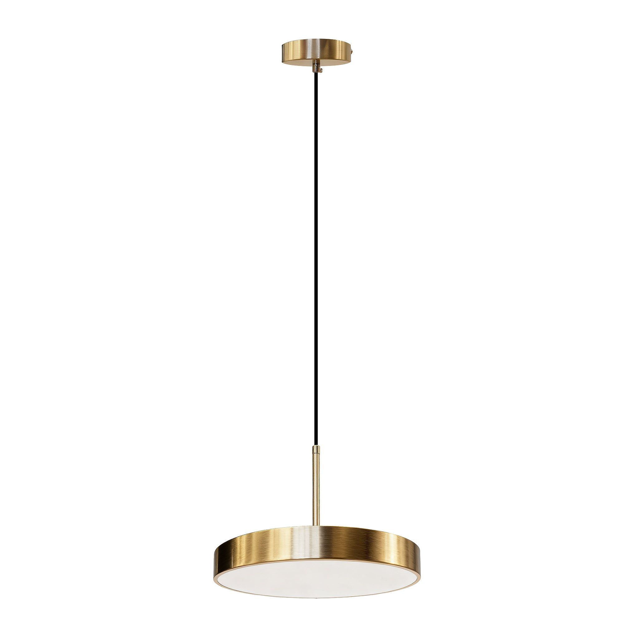 Toolight, LED závesné osvetlenie 30cm, 24W, APP1687-1CP, zlatá matná, OSW-06546