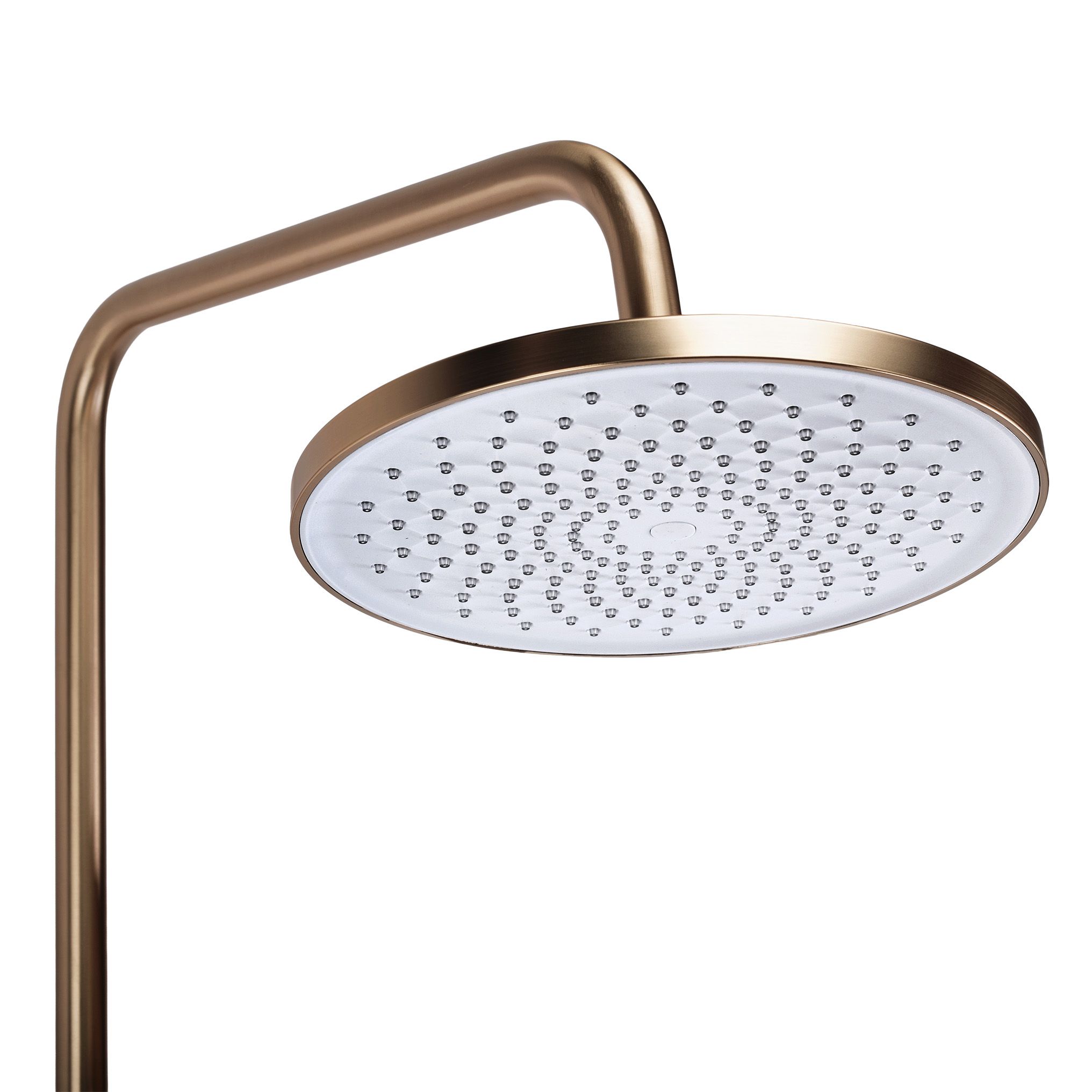 Rea Ontario, sprchový set nástenný s dažďovou sprchou, medená matná, REA-P9496