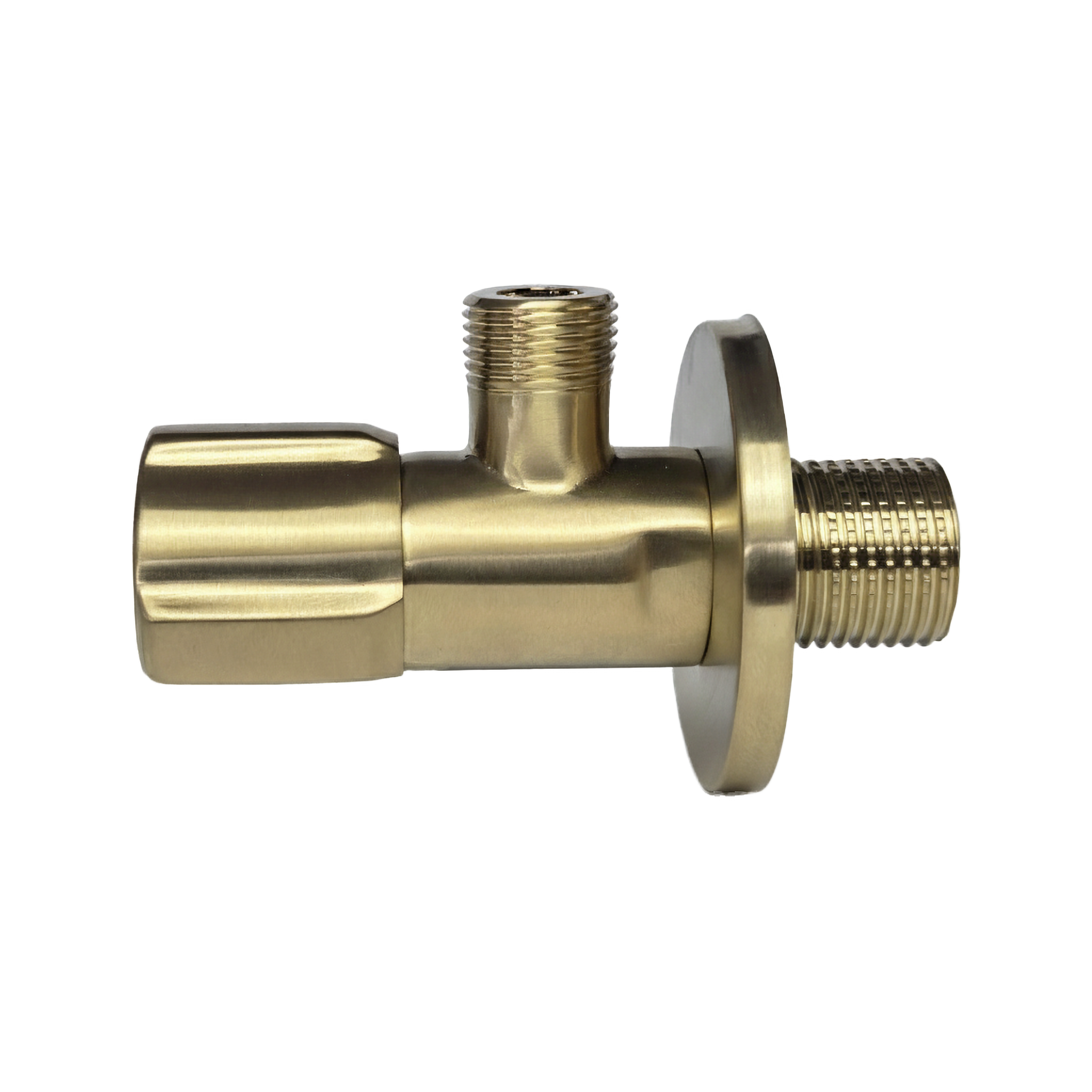 Rea, rohový ventil 1/2" × 3/8", zlatá matná, REA-12006