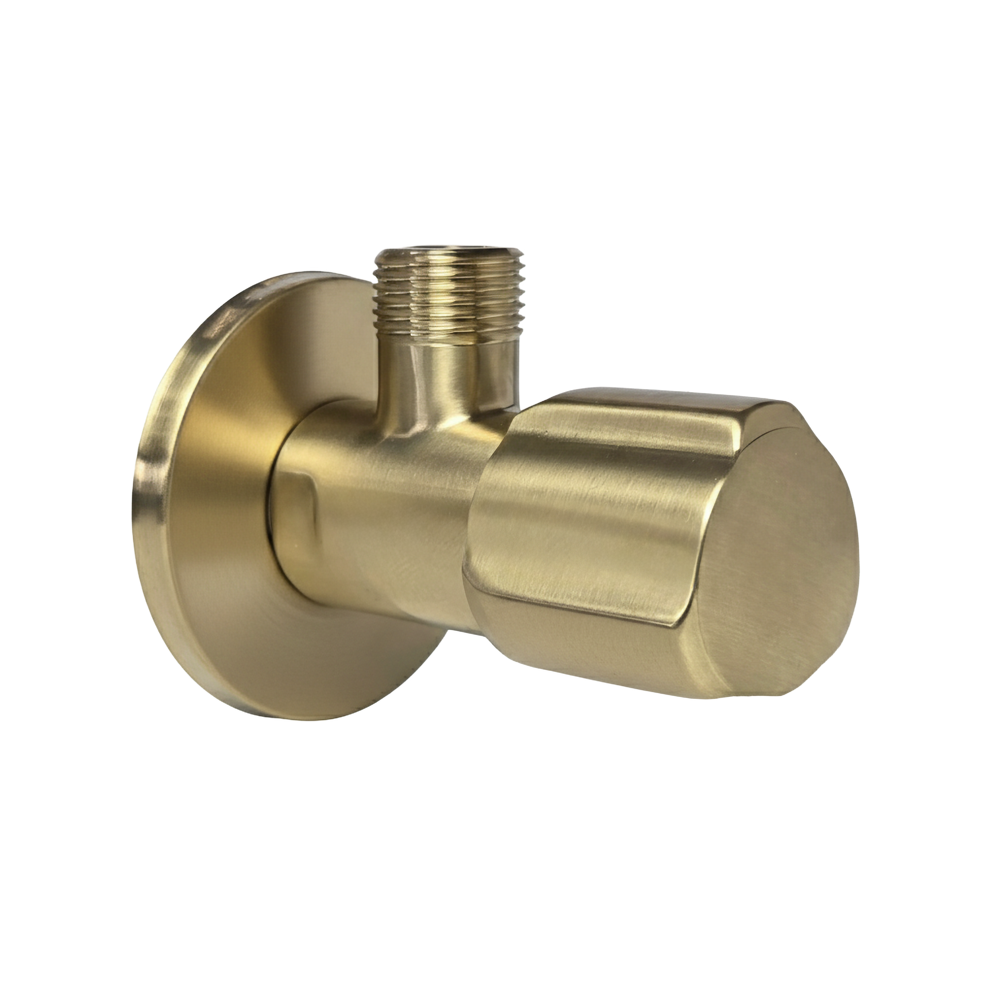 Rea, rohový ventil 1/2" × 3/8", zlatá matná, REA-12006
