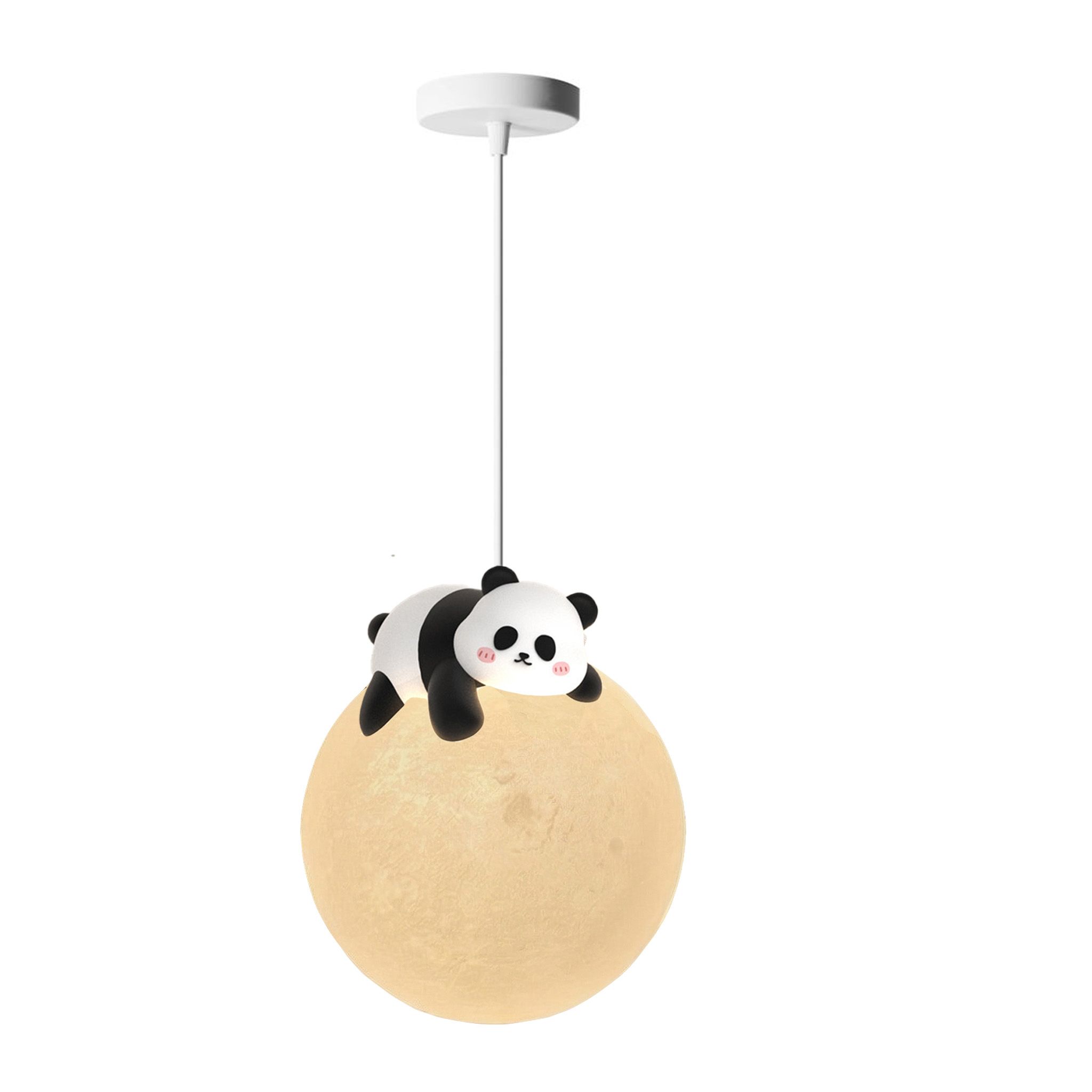 Toolight, závesné svietidlo PANDA G162-1CP, čierna-biela, OSW-07801
