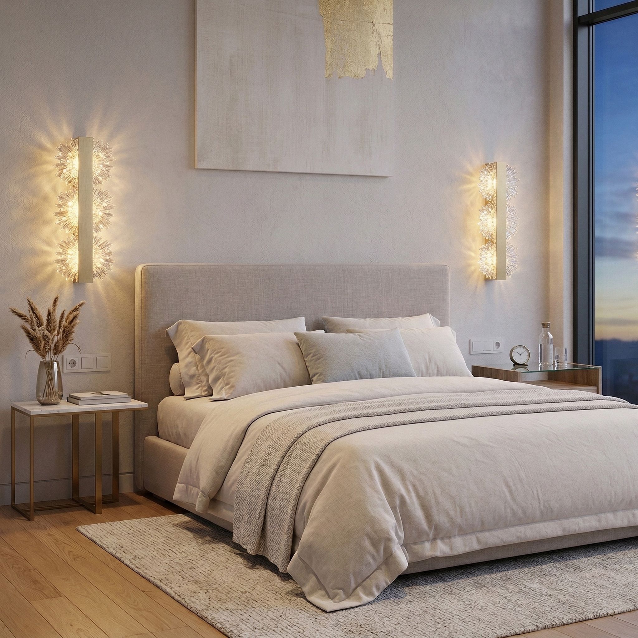 Toolight, LED nástenné svietidlo, 9W, 500lm, 4000K, G149-3W, zlatá matná, OSW-04705