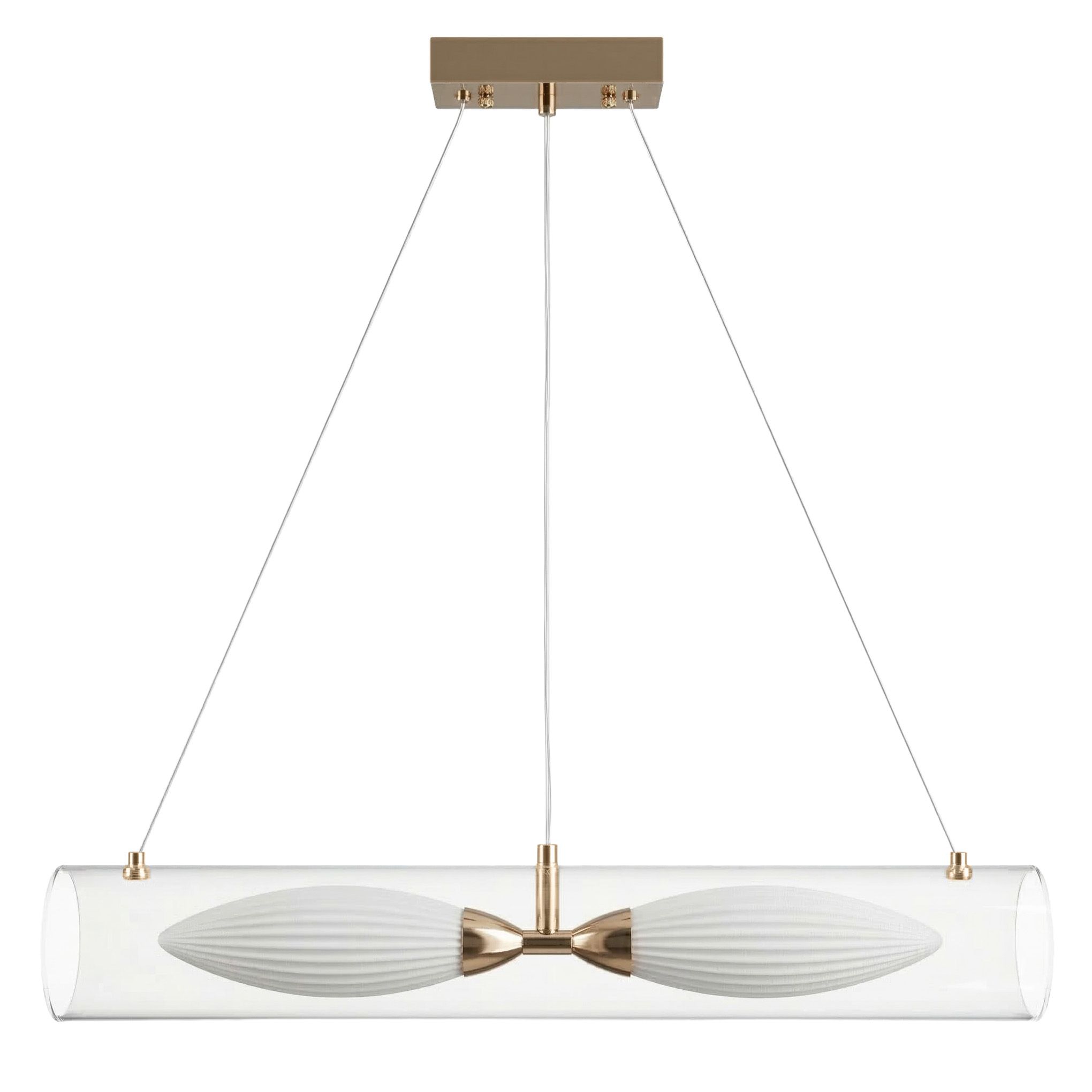Toolight, ZÁVESNÉ STROPNÉ SVIETIDLO G152-2CP GOLD, OSW-04708