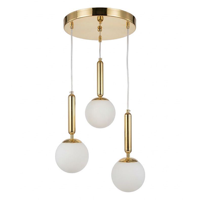 Toolight, ZÁVESNÁ STROPNÁ LAMPA G179-3CP GOLD, OSW-07823