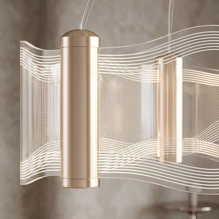 Toolight, ZÁVESNÁ STROPNÁ LAMPA G151-CP GOLD, OSW-04707