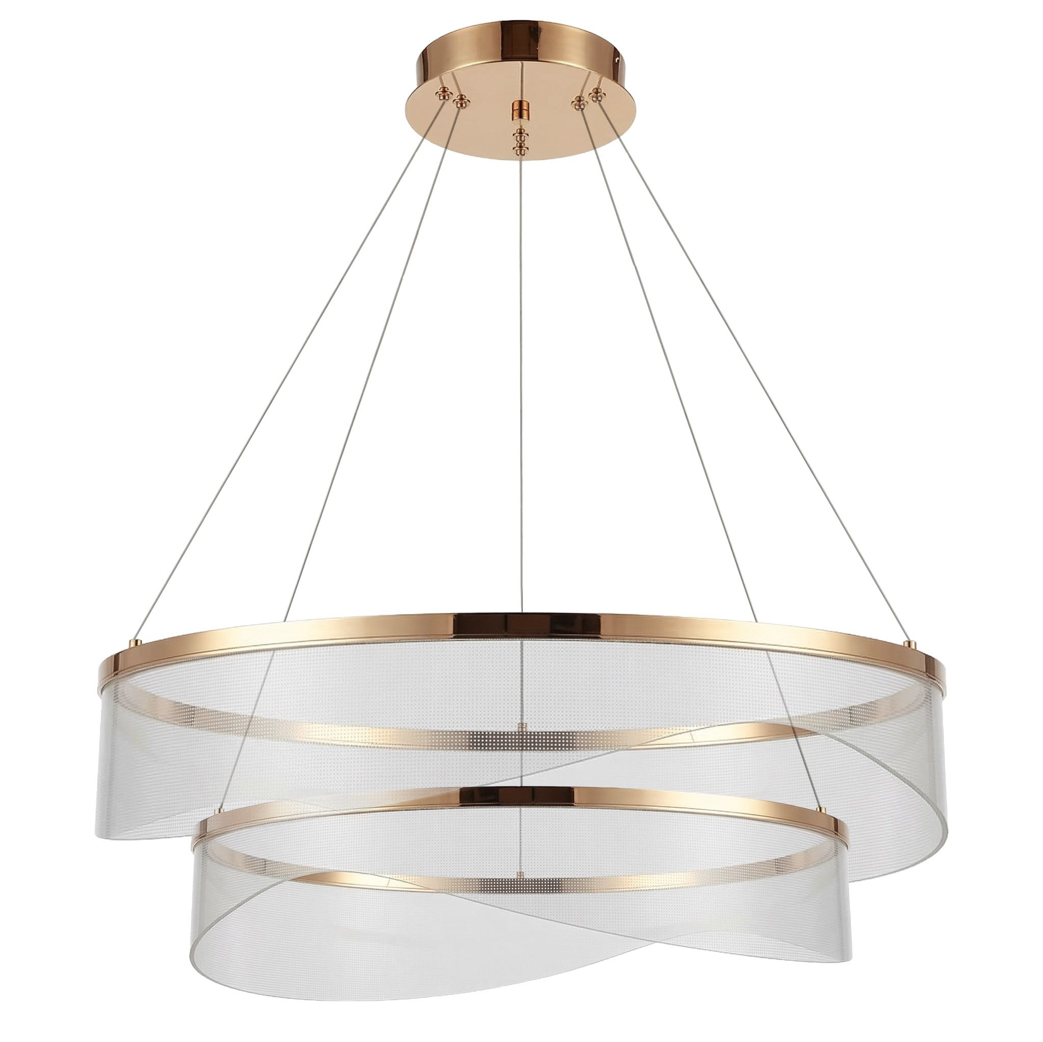 Toolight, ZÁVESNÁ STROPNÁ G146-2CP GOLD, OSW-04702