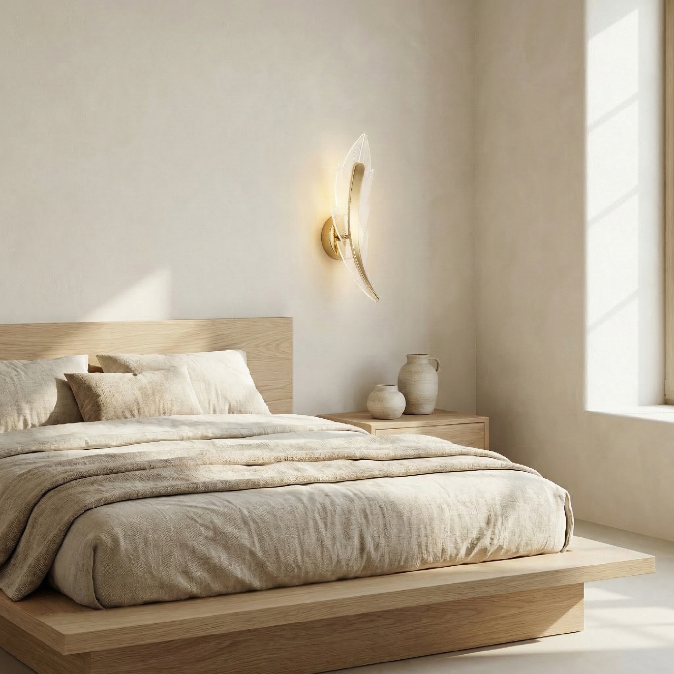 Toolight, LED nástenné svietidlo, 10W, 4000K, 1000lm, G182-W, zlatá lesklá, OSW-07814