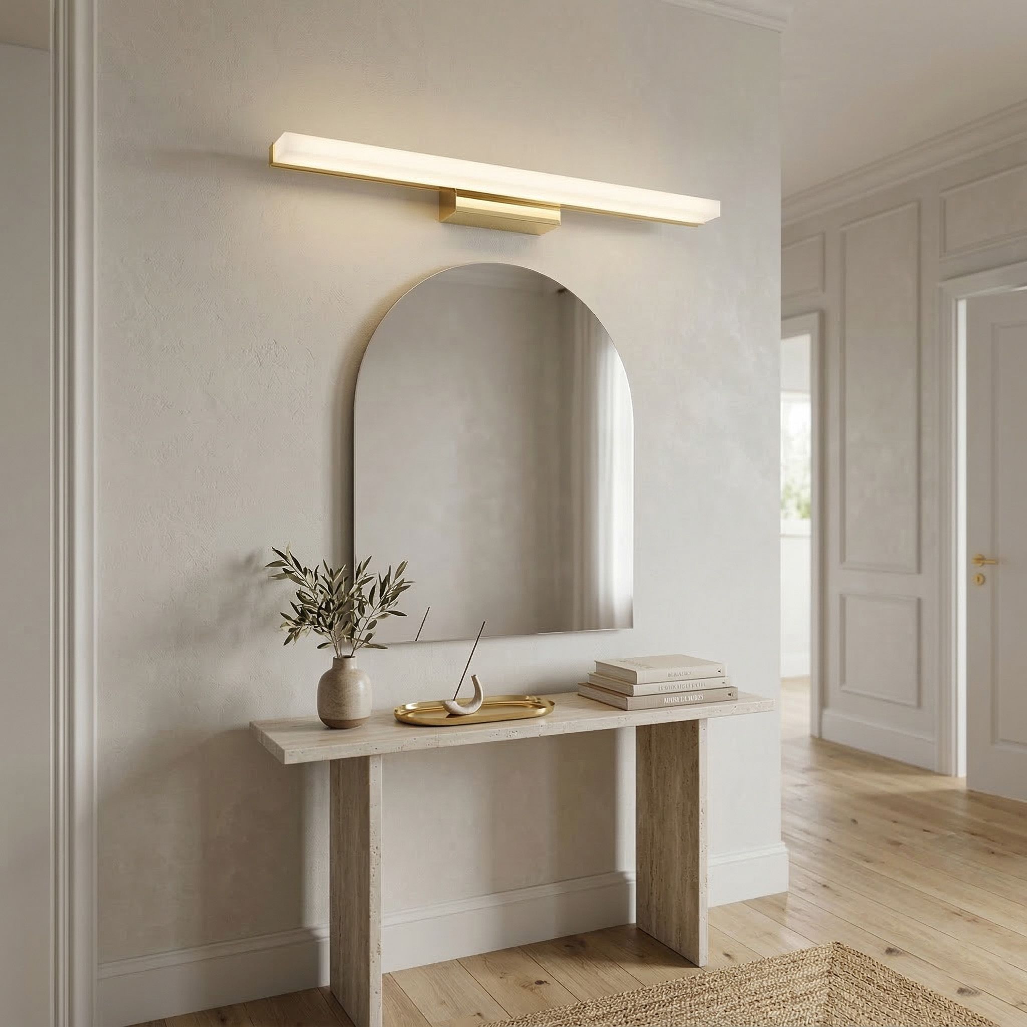 Toolight, Nástenné svietidlo LED 60CM APP1849-1W GOLD, OSW-66003