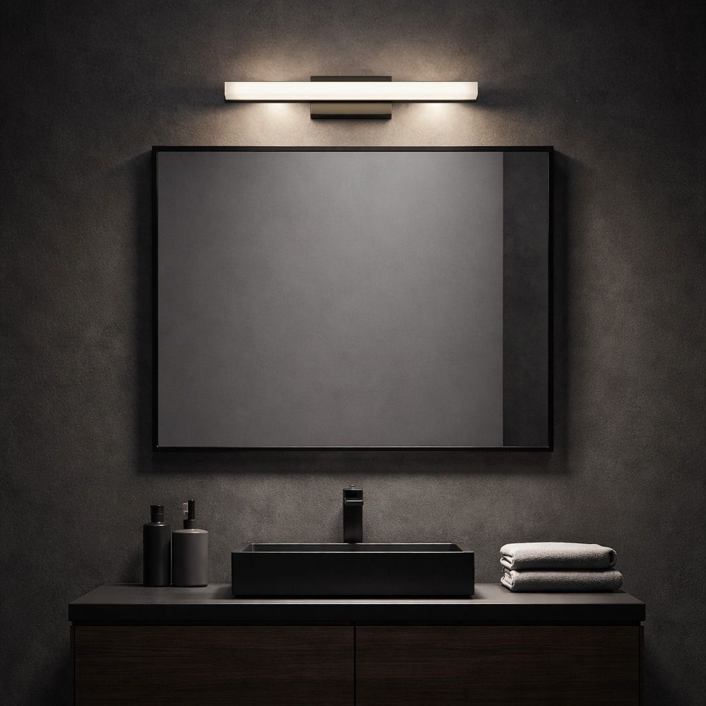 Toolight, LED nástenné svietidlo 40 cm, 6W, 500 lm, 4000K, APP1854-1W, čierna, OSW-66008