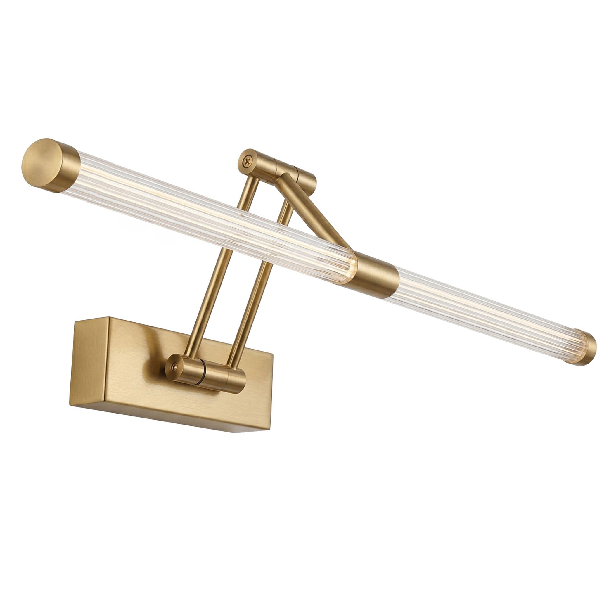 Toolight, LED nástenné svietidlo 60cm, 13W, 4000K, 1000lm, APP1900-1W, zlatá matná, OSW-66055