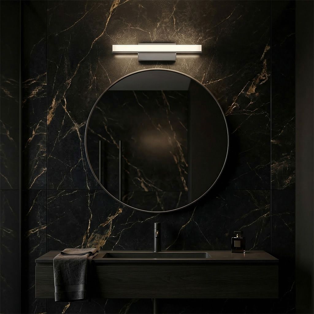 Toolight, LED nástenné svietidlo 42cm, 6W, 4000K, 500lm, APP1845-1W, chrómová, OSW-66000