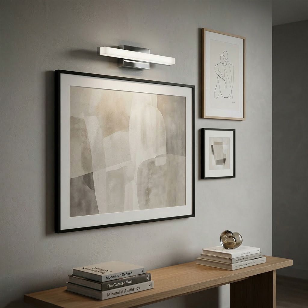 Toolight, LED nástenné svietidlo 42cm, 6W, 4000K, 500lm, APP1845-1W, chrómová, OSW-66000