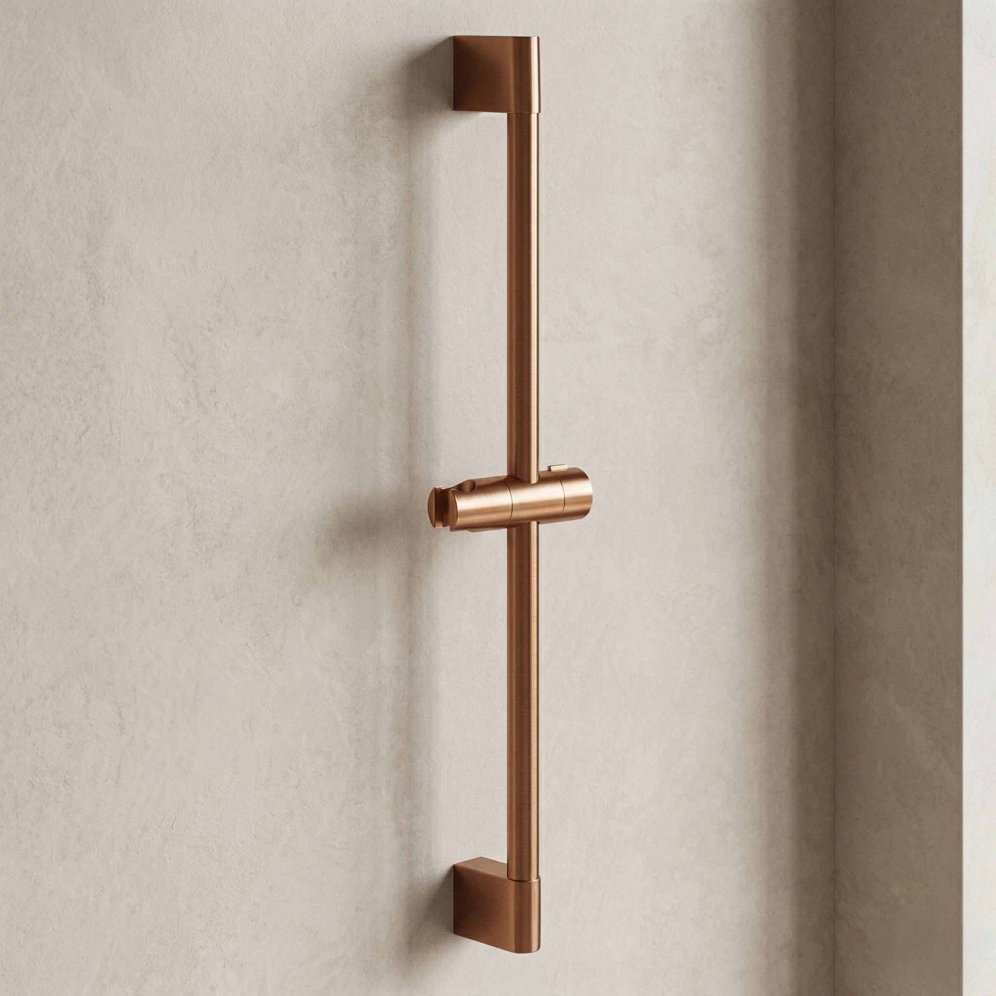 Rea, sprchový stĺp na ručnú sprchu 70cm, model 01, medená matná, REA-P9510