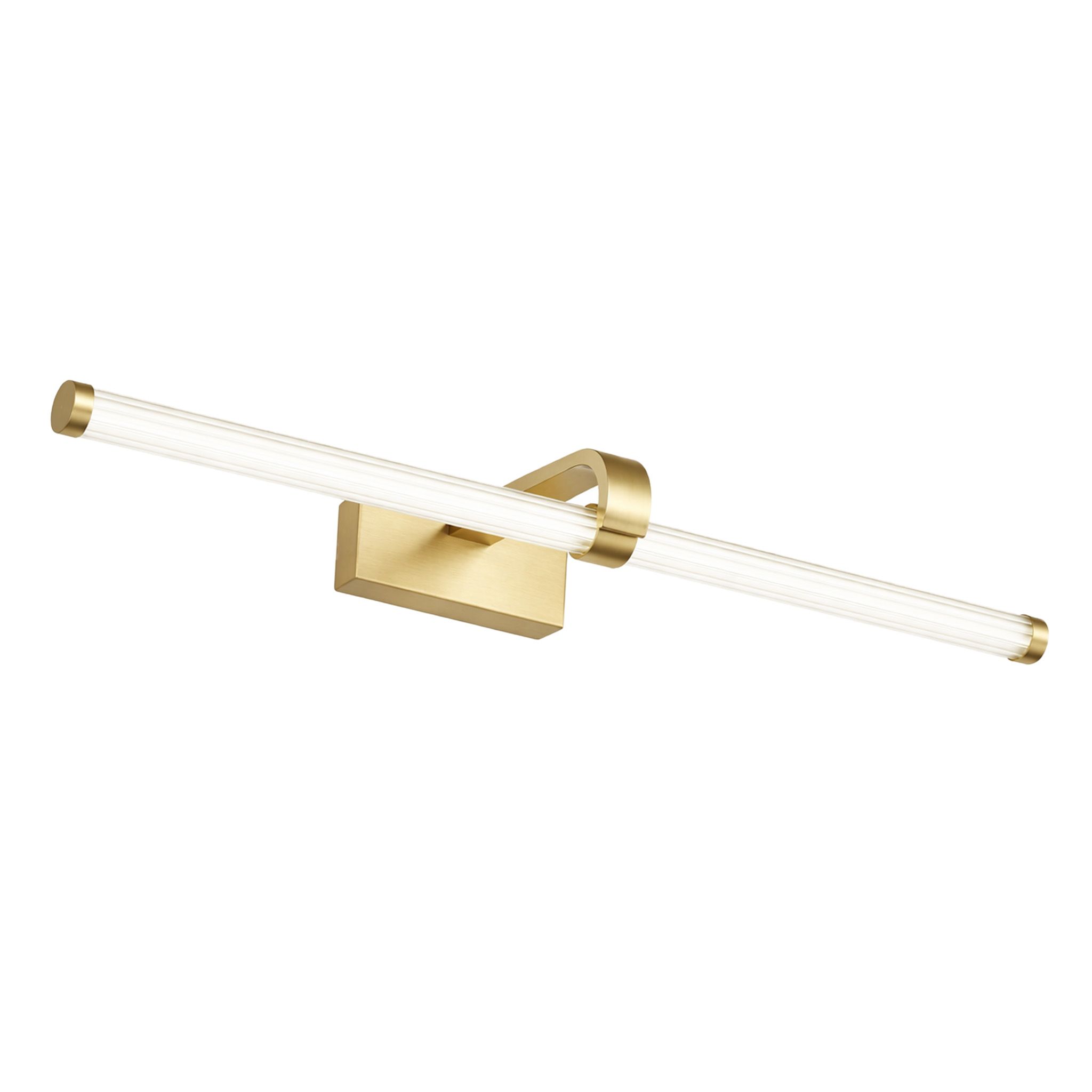 Toolight, LED nástenné svietidlo 60cm, 13W, 4000K, 1000lm, APP1886-1W, zlatá matná, OSW-66041