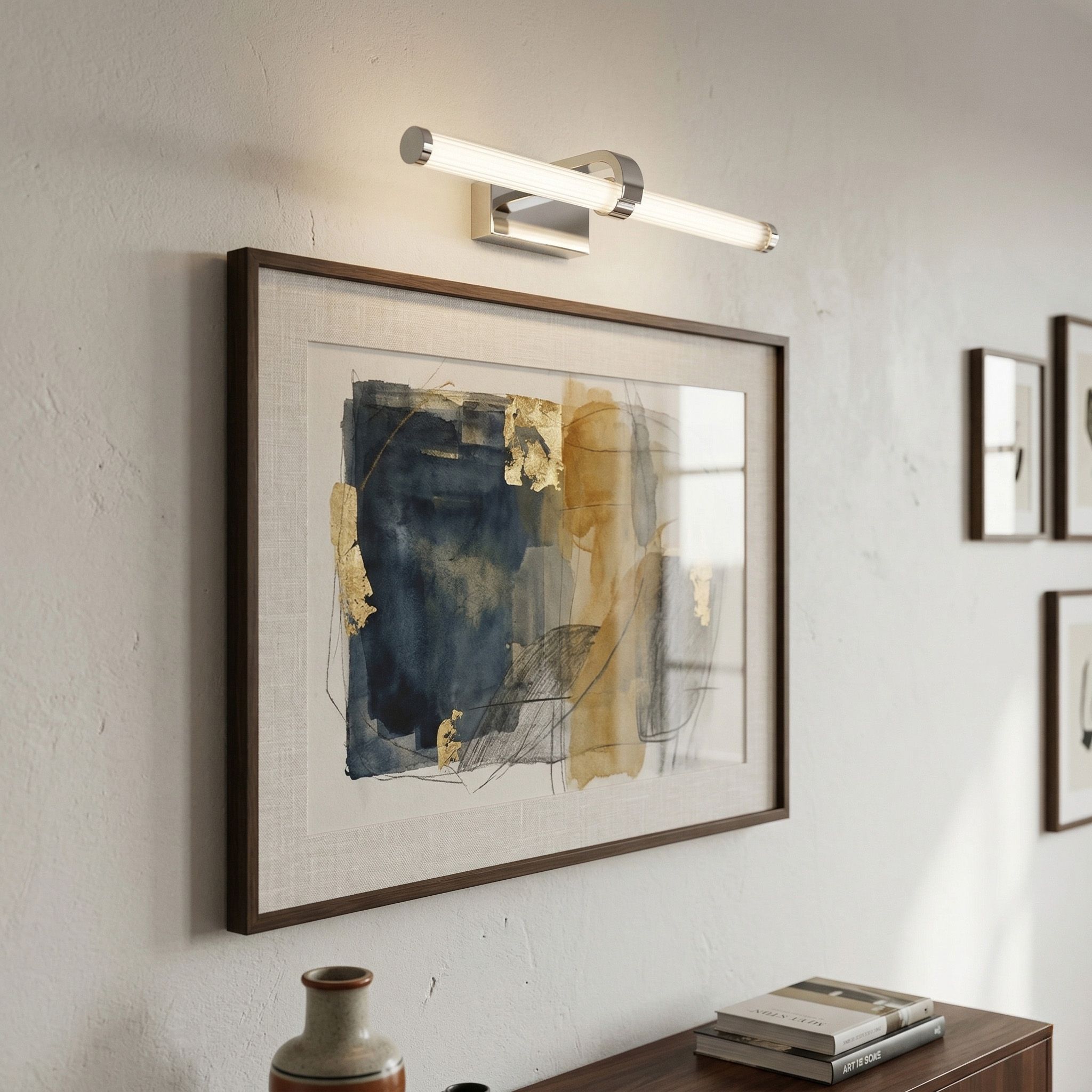 Toolight, Kúpeľňové nástenné LED svietidlo APP1881-1W 40cm CHROME, OSW-66036