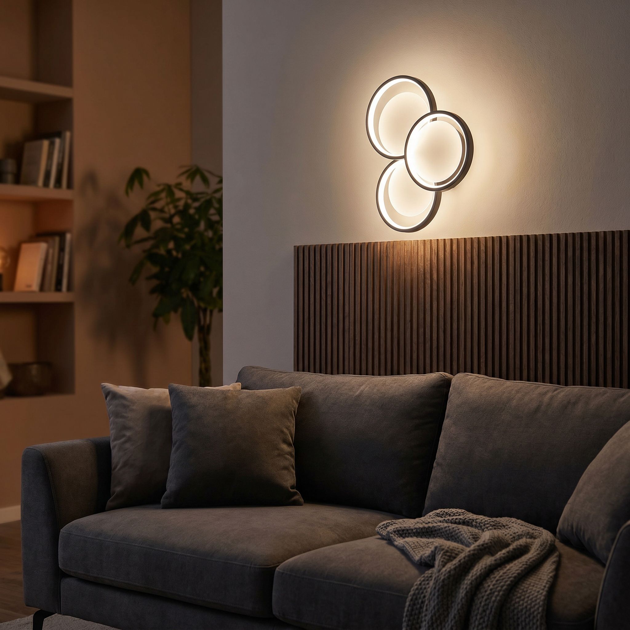 Toolight, LED stropné svietidlo, 30W, 4000K, 1500lm, APP1919-C, čierna, OSW-66063