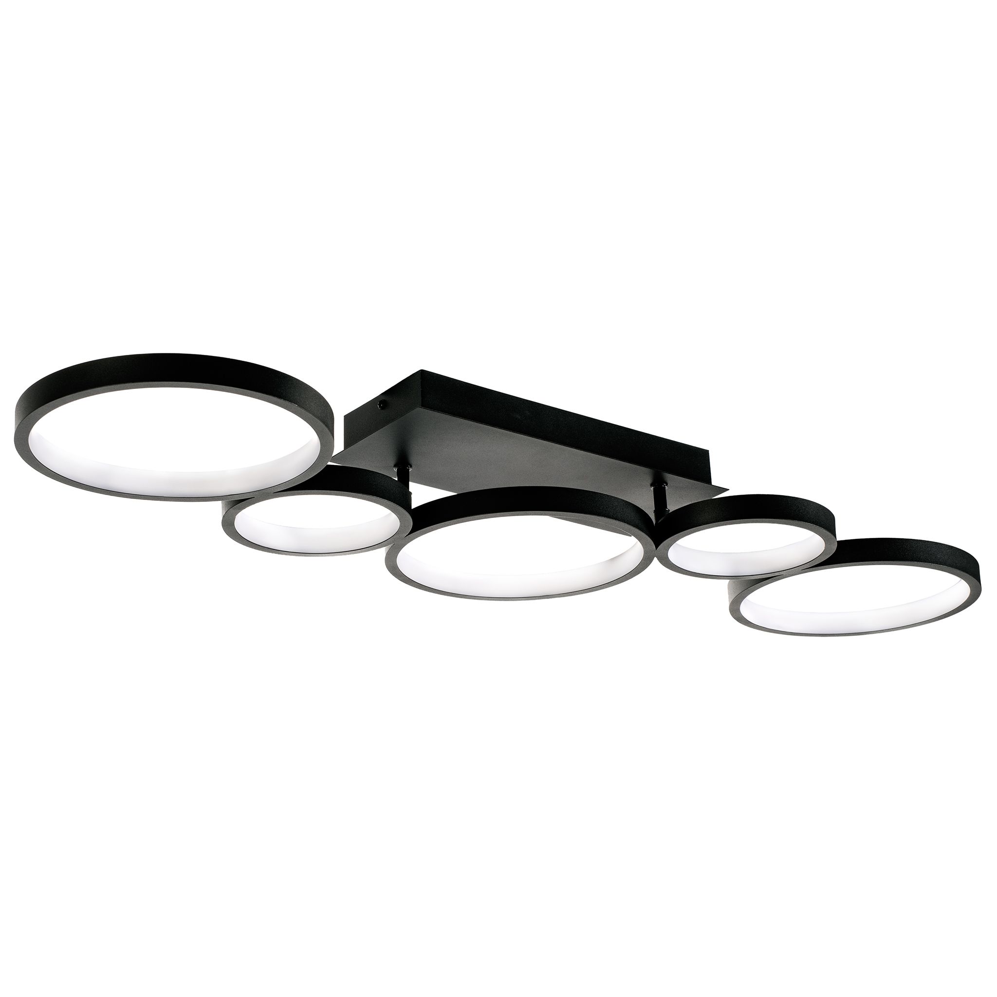 Toolight, LED stropné svietidlo, 35W, 4000K, 2000lm, APP1913-C, čierna, OSW-66060