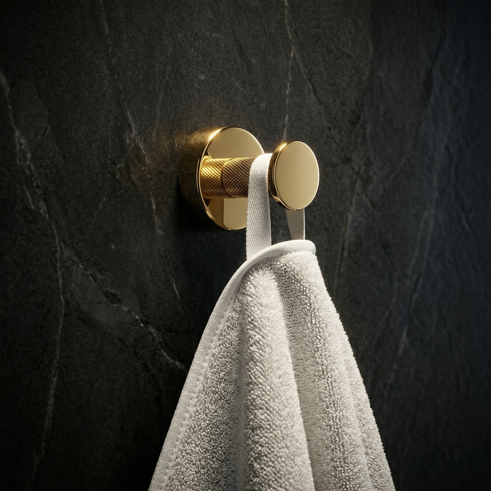 Rea Modern, cârlig pentru 1 prosop, 6606A, auriu, REA-98044