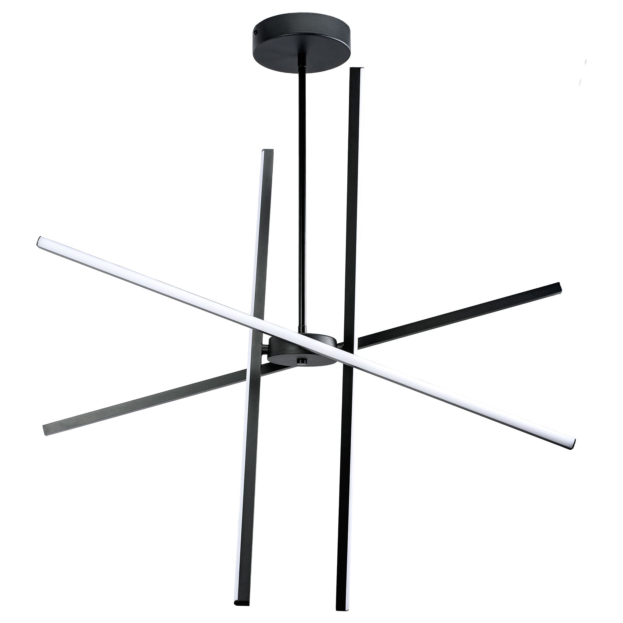 Toolight, LED stropné svietidlo, 40W, 4000K, 2000lm, APP1929-CP, čierna, OSW-66068