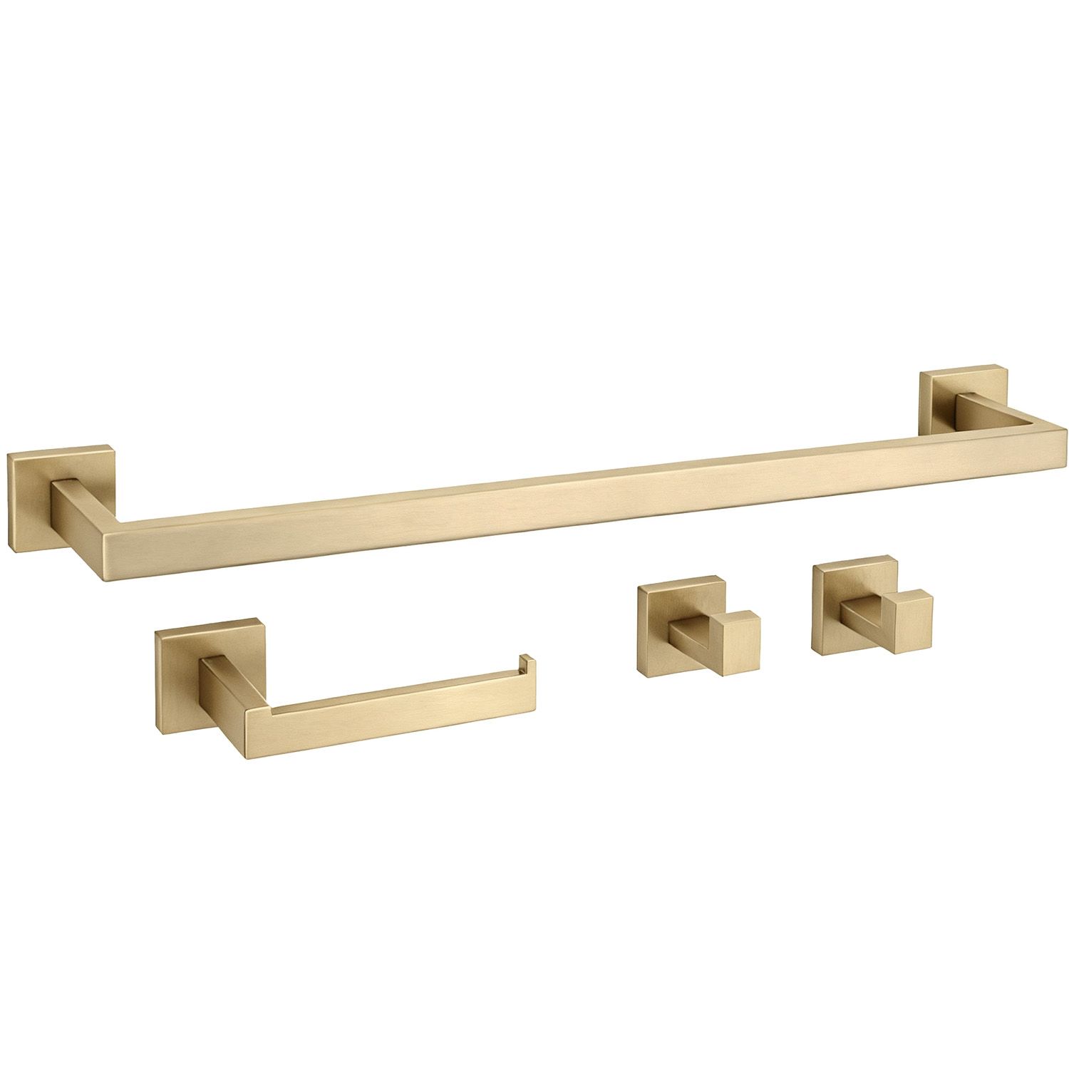 Rea Rio, set accesorii baie (4 piese), auriu mat, REA-05013