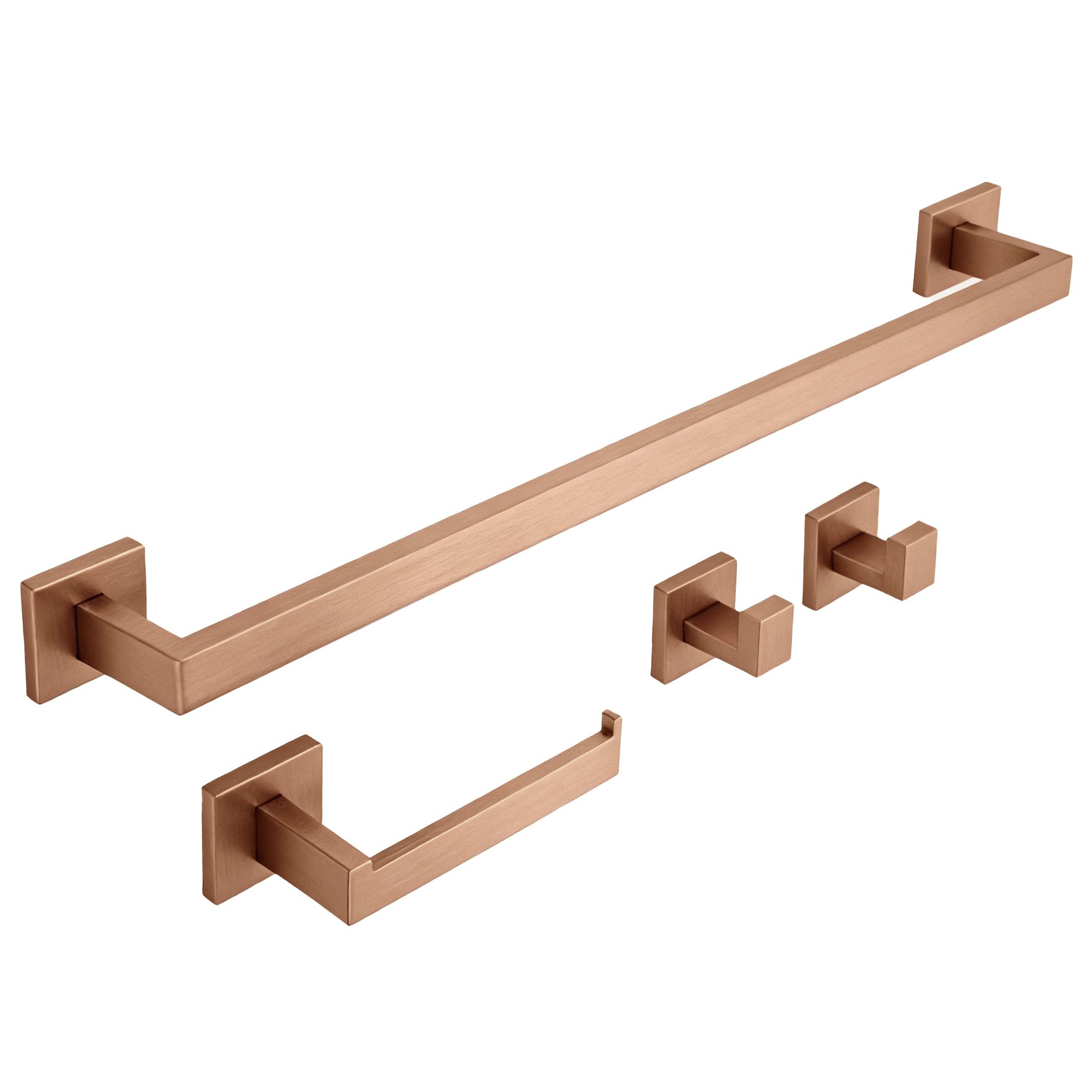 Rea Rio, set accesorii baie (4 piese), cupru mat, REA-05012