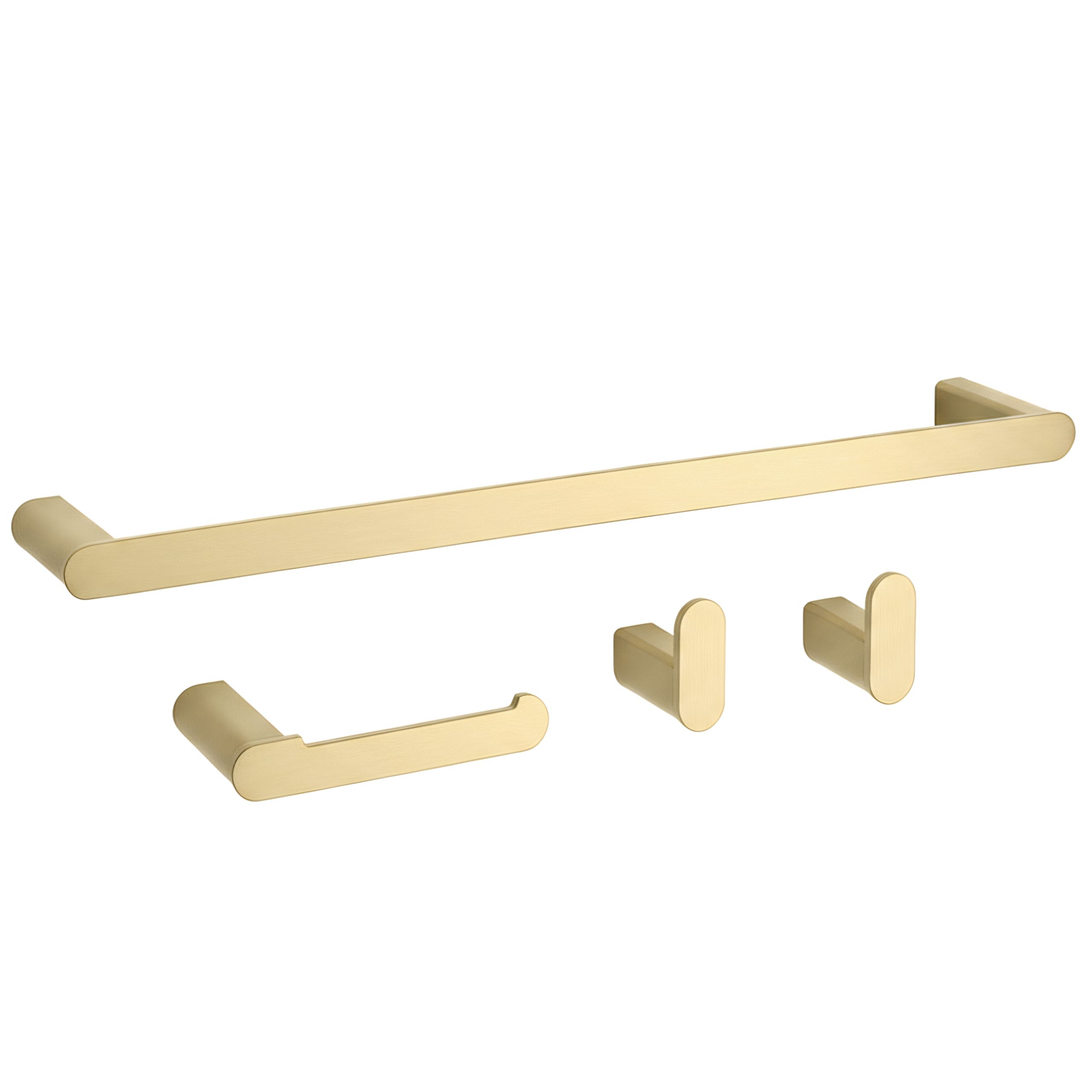 Rea Mati, set accesorii baie (4 piese), auriu mat, REA-05005