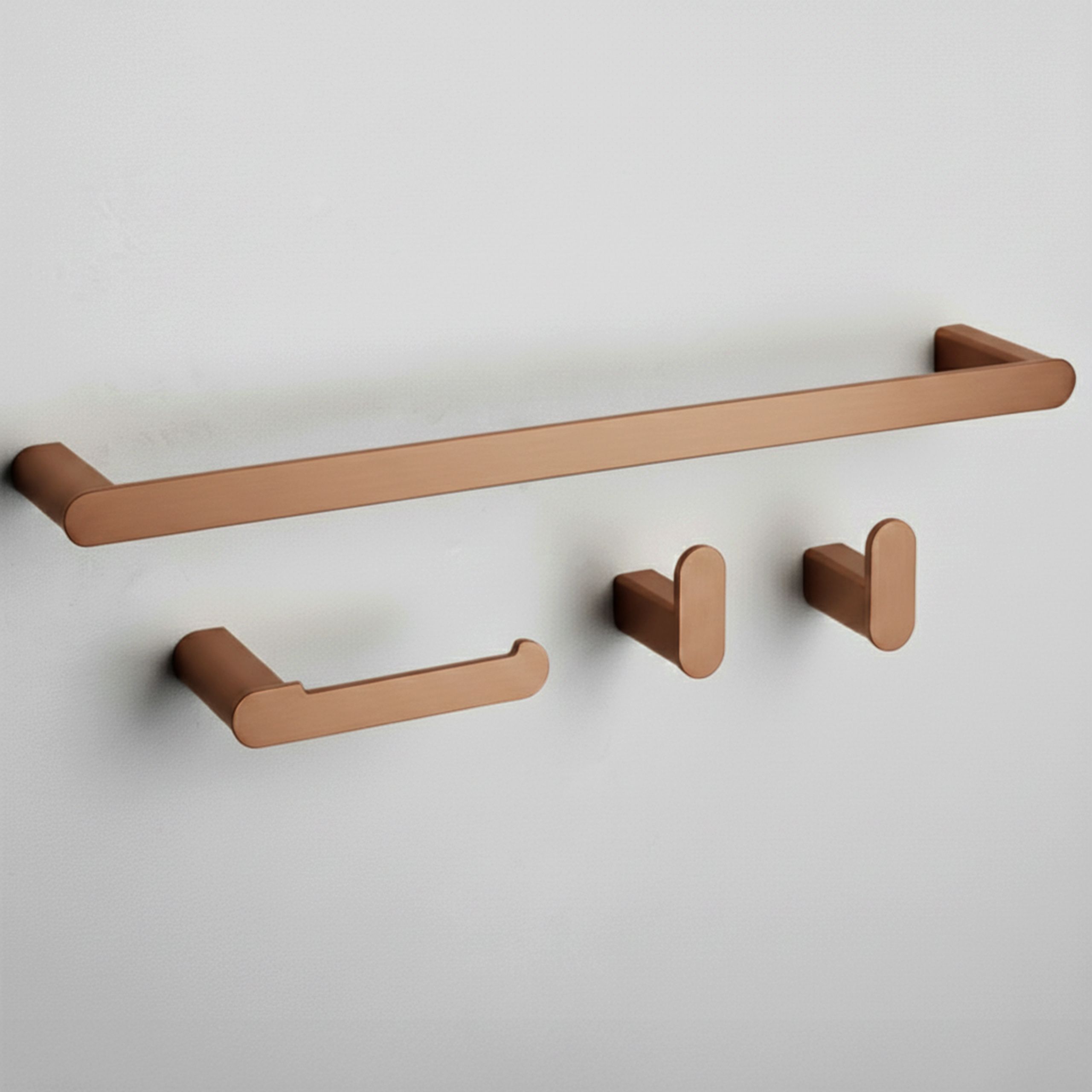 REA Mati sada koupelnových doplňků Měděná matná