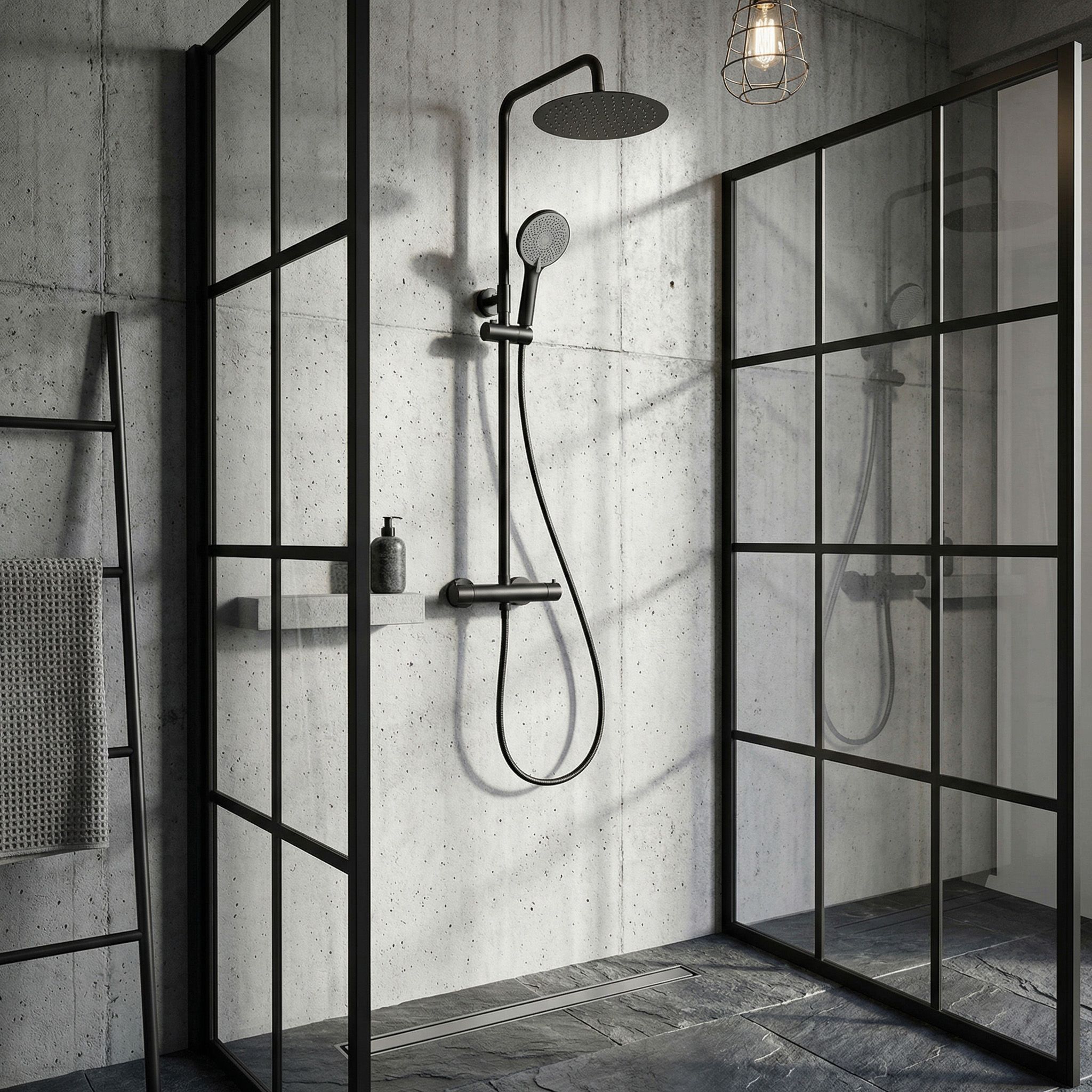 REA Lungo sprchový set detail design