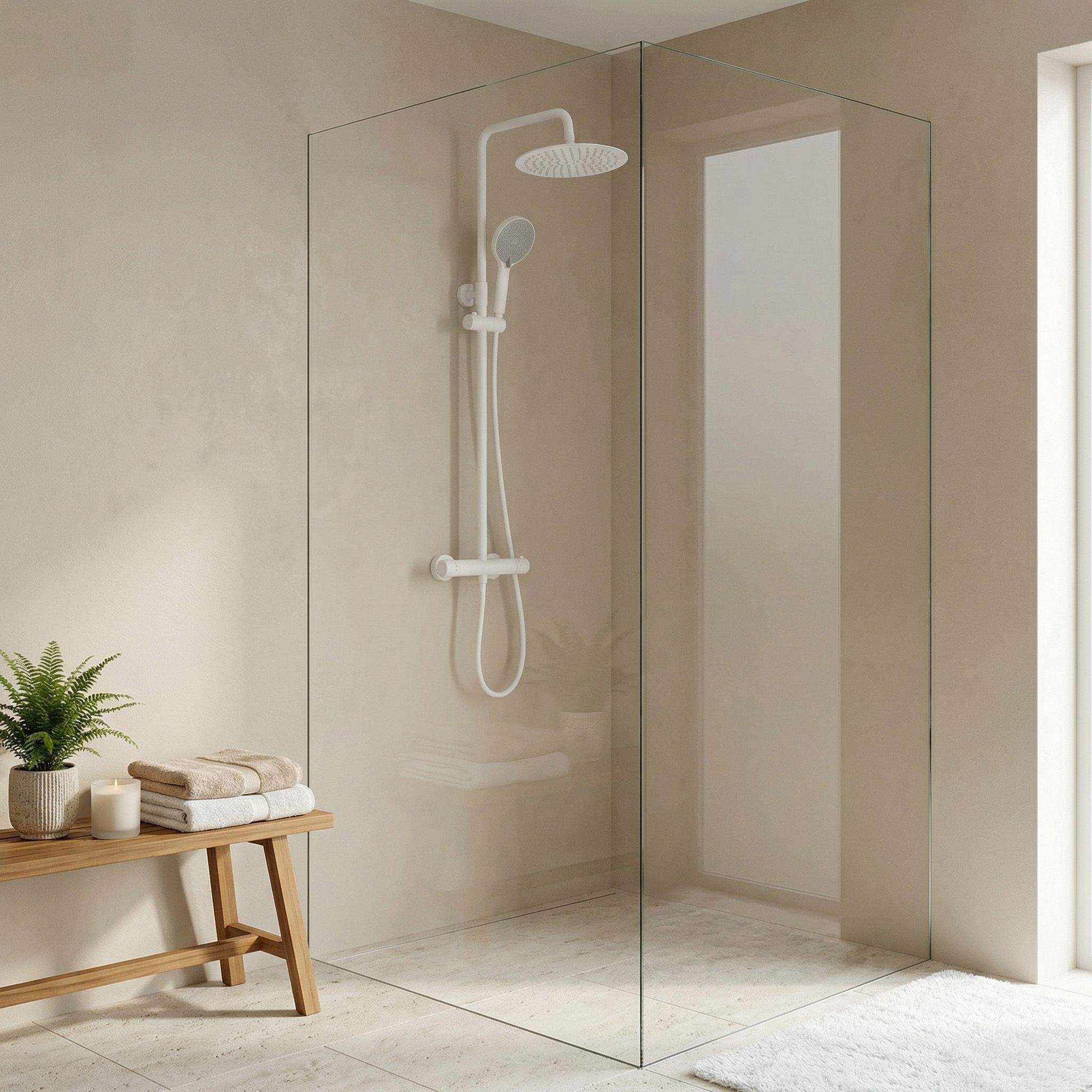 REA Lungo povrchová úprava Bílá detail