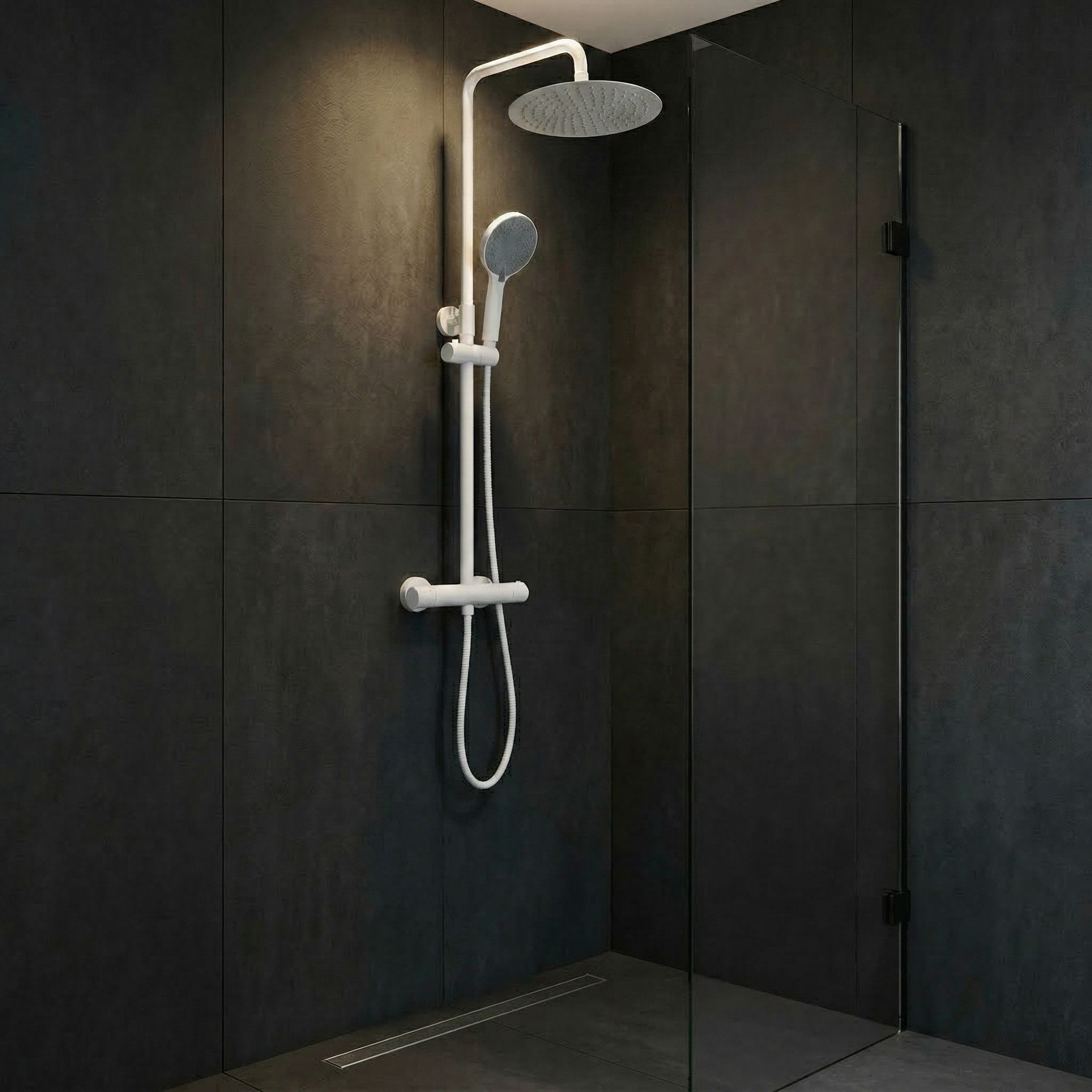 REA Lungo sprchový set celek Bílá
