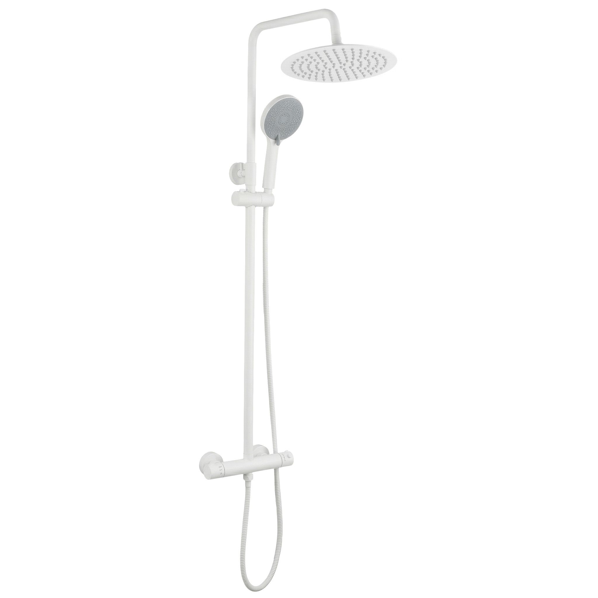 Rea Lungo, sprchový set s termostatom, biela, REA-P6731