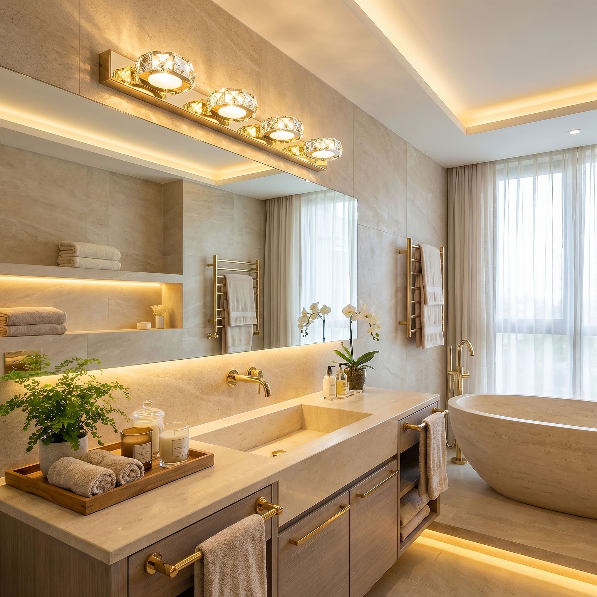 Toolight APP1941-4W křišťálová stínítka detail