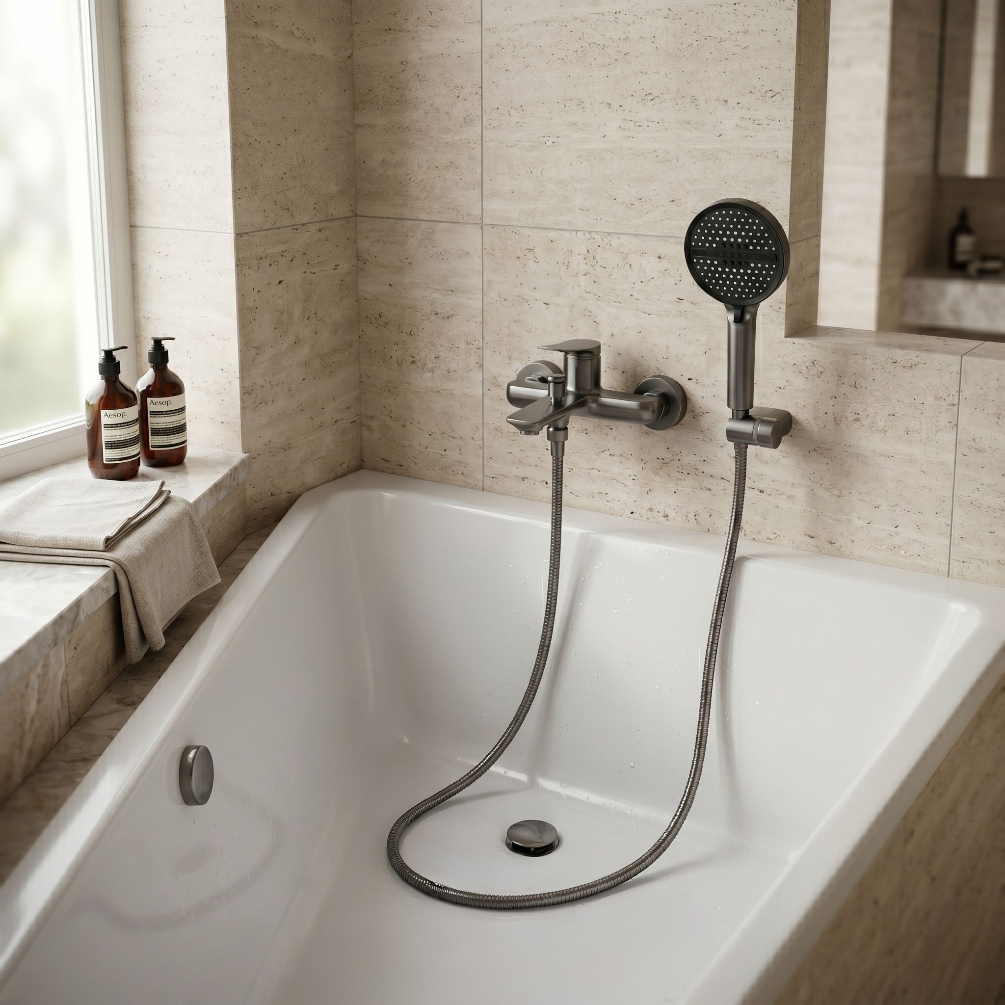 REA Vision vaňová batéria pohľad zboku