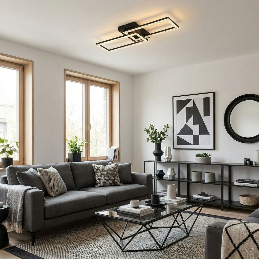 Toolight, stropné LED svietidlo 610x200 mm, 12W, 4000K, 1000lm, čierna matná, G155-C, OSW-06409