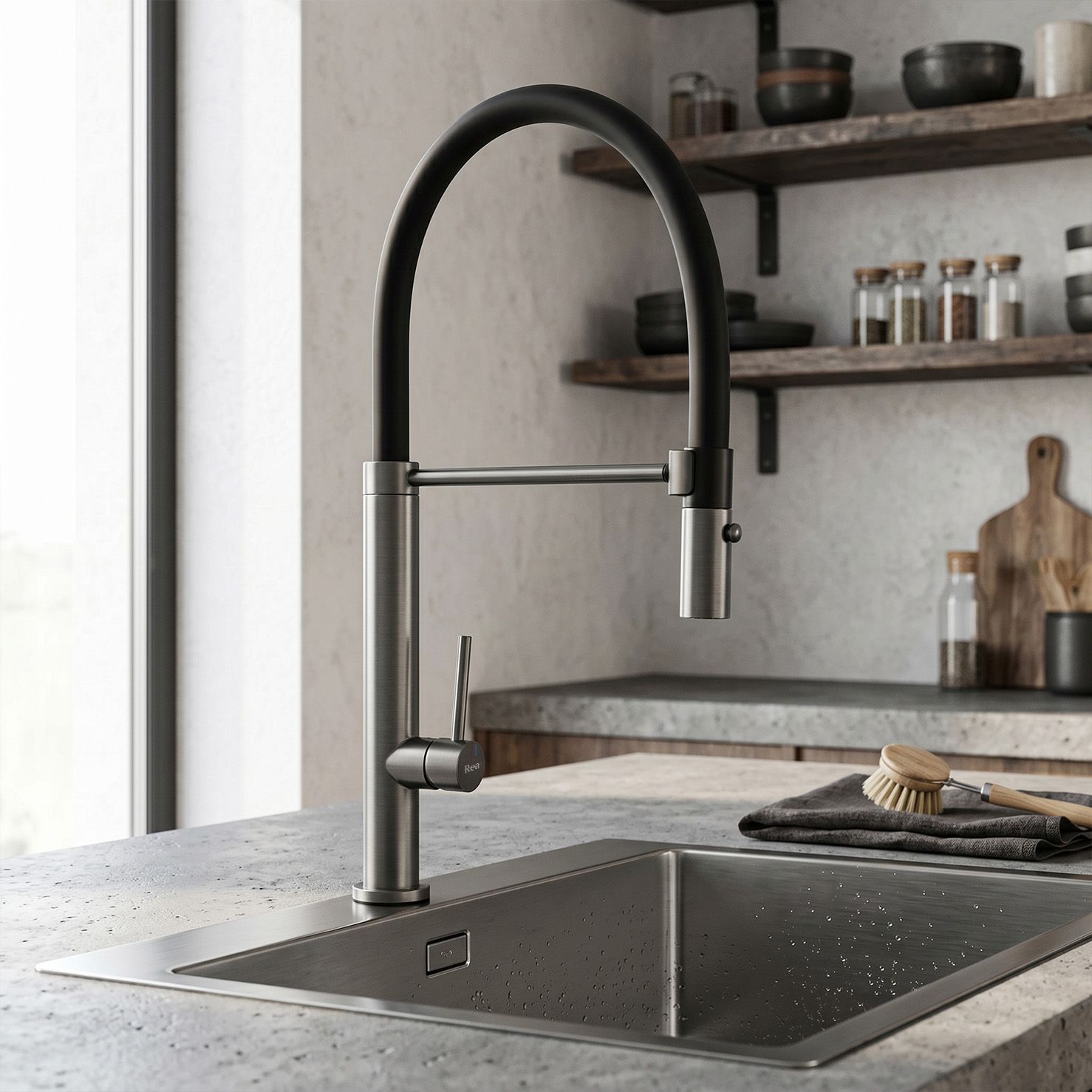 REA Viera kuchynská batéria detail