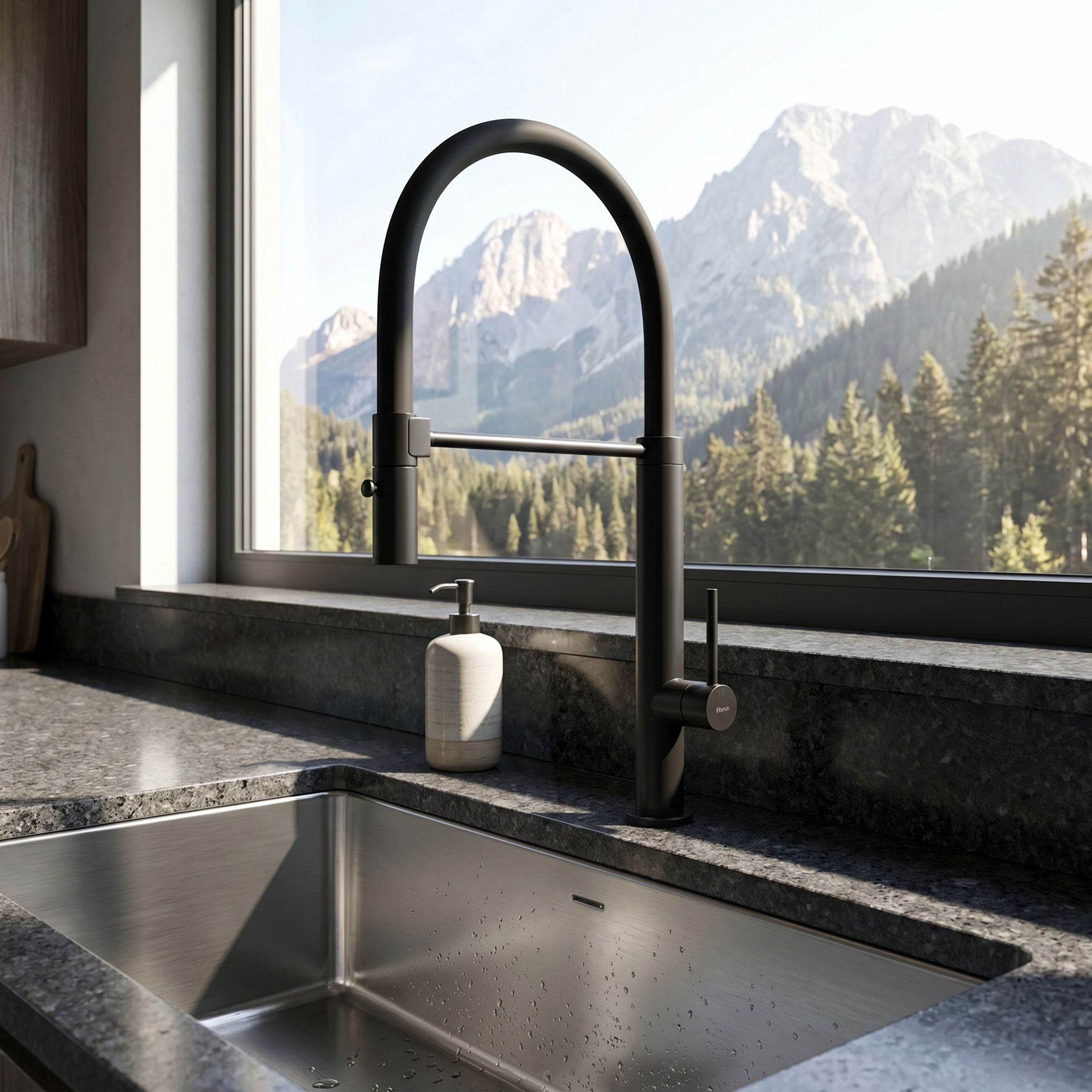 REA Víra kuchyňská baterie detail kartusa