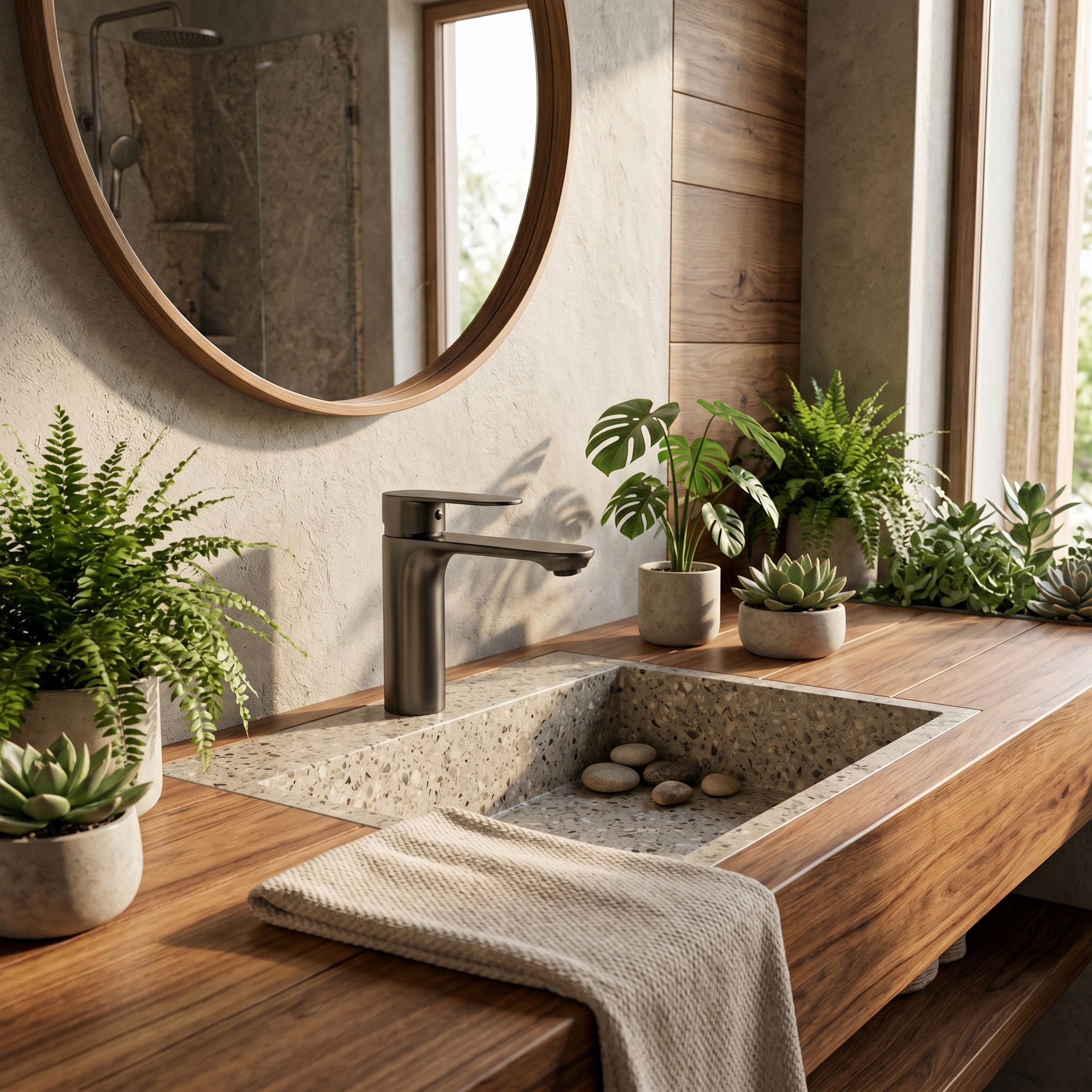 REA Drop bateria geometricky dizajn