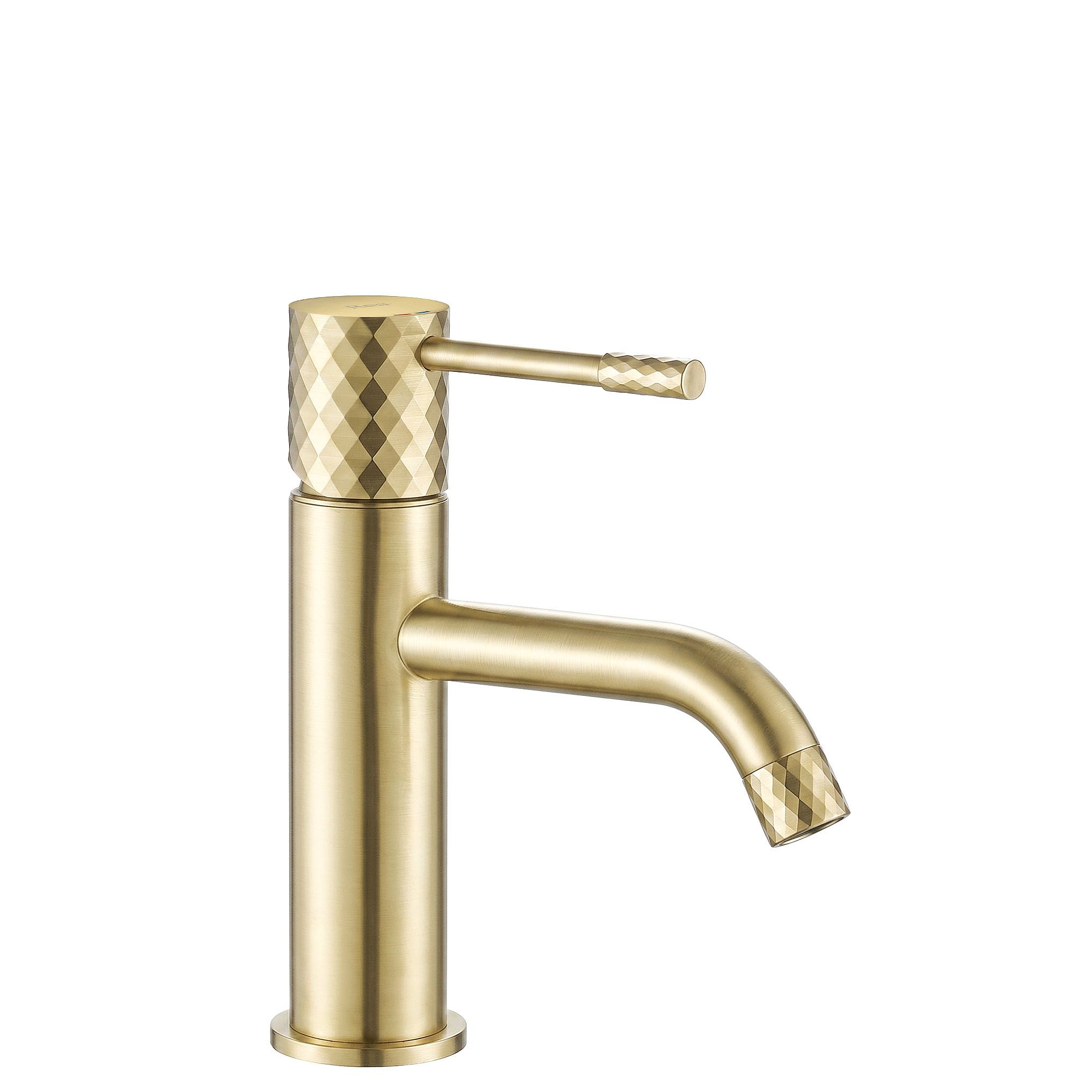Rea Lungo Diamond, umývadlová batéria h-190, zlatá matná, REA-B9843
