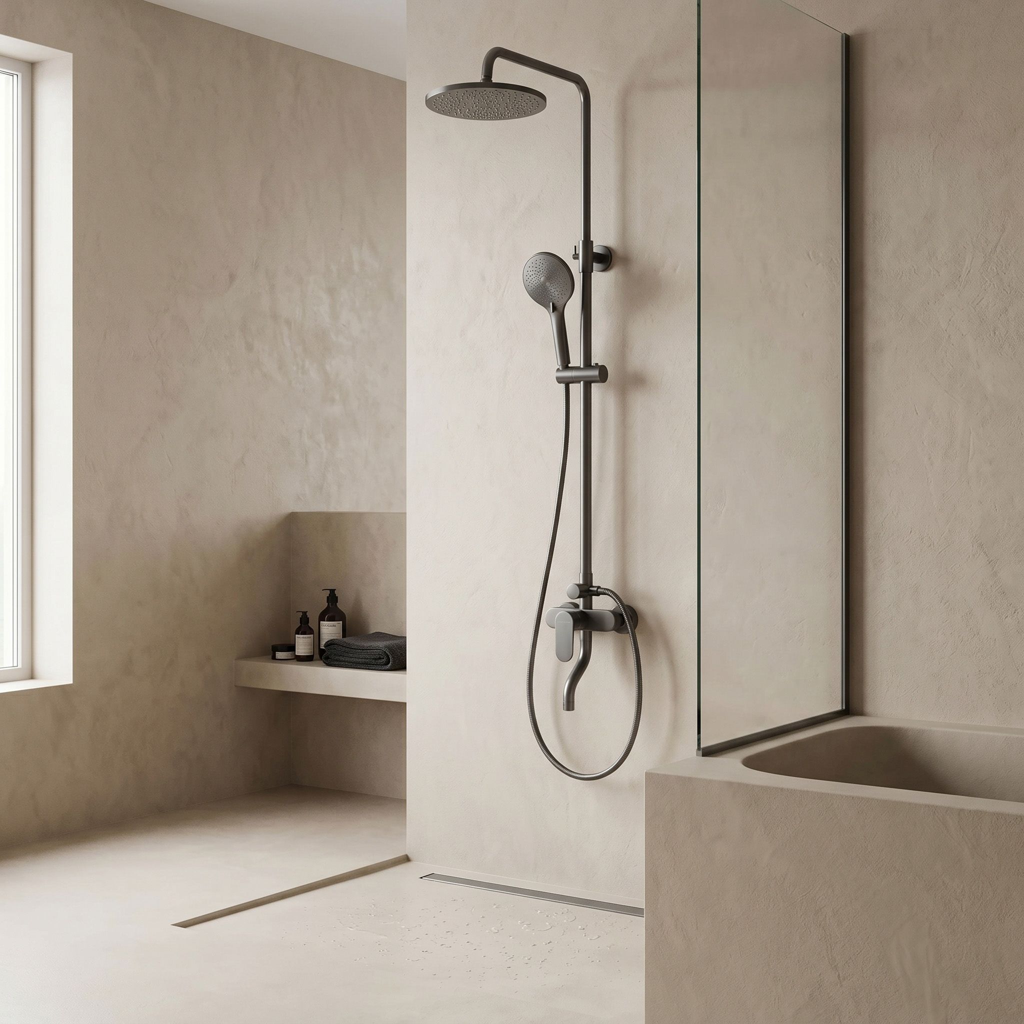 REA Drop termostatická batéria detail