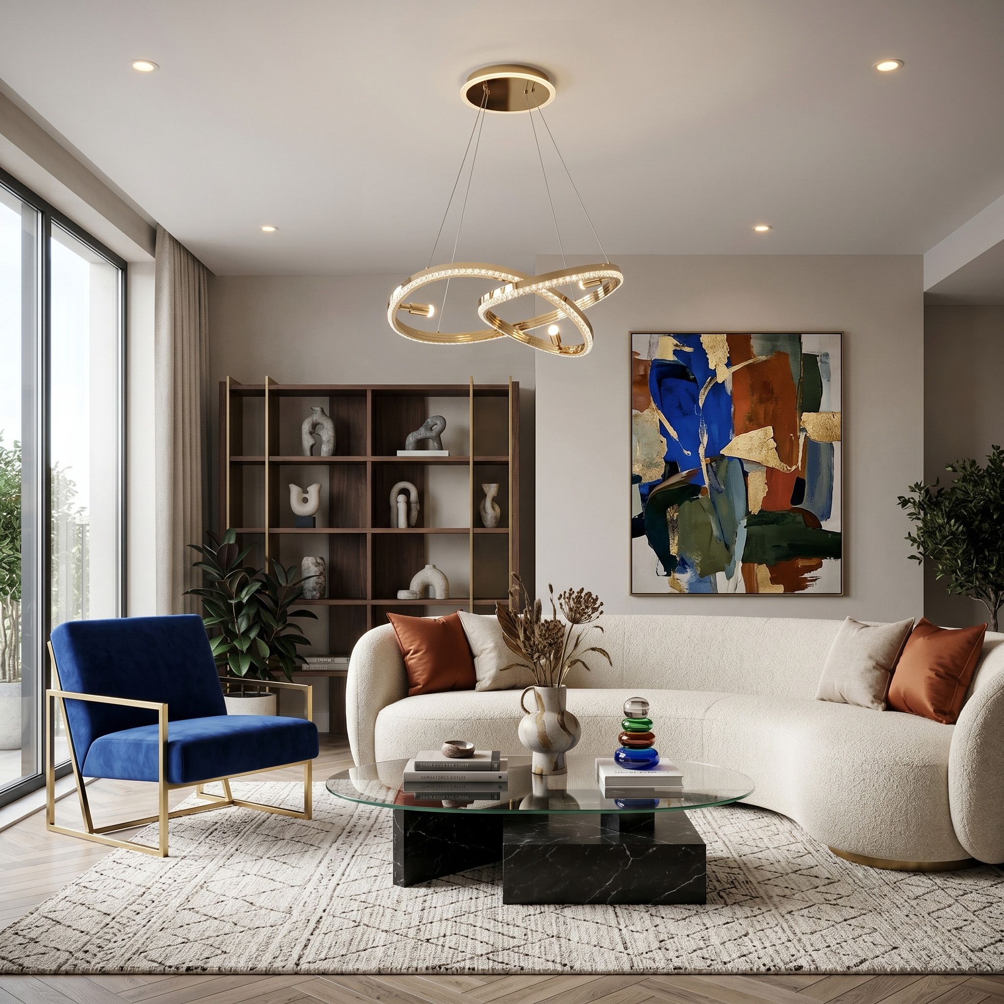 Toolight G158-CP tři bodová světla LED, Zlatá lesklá